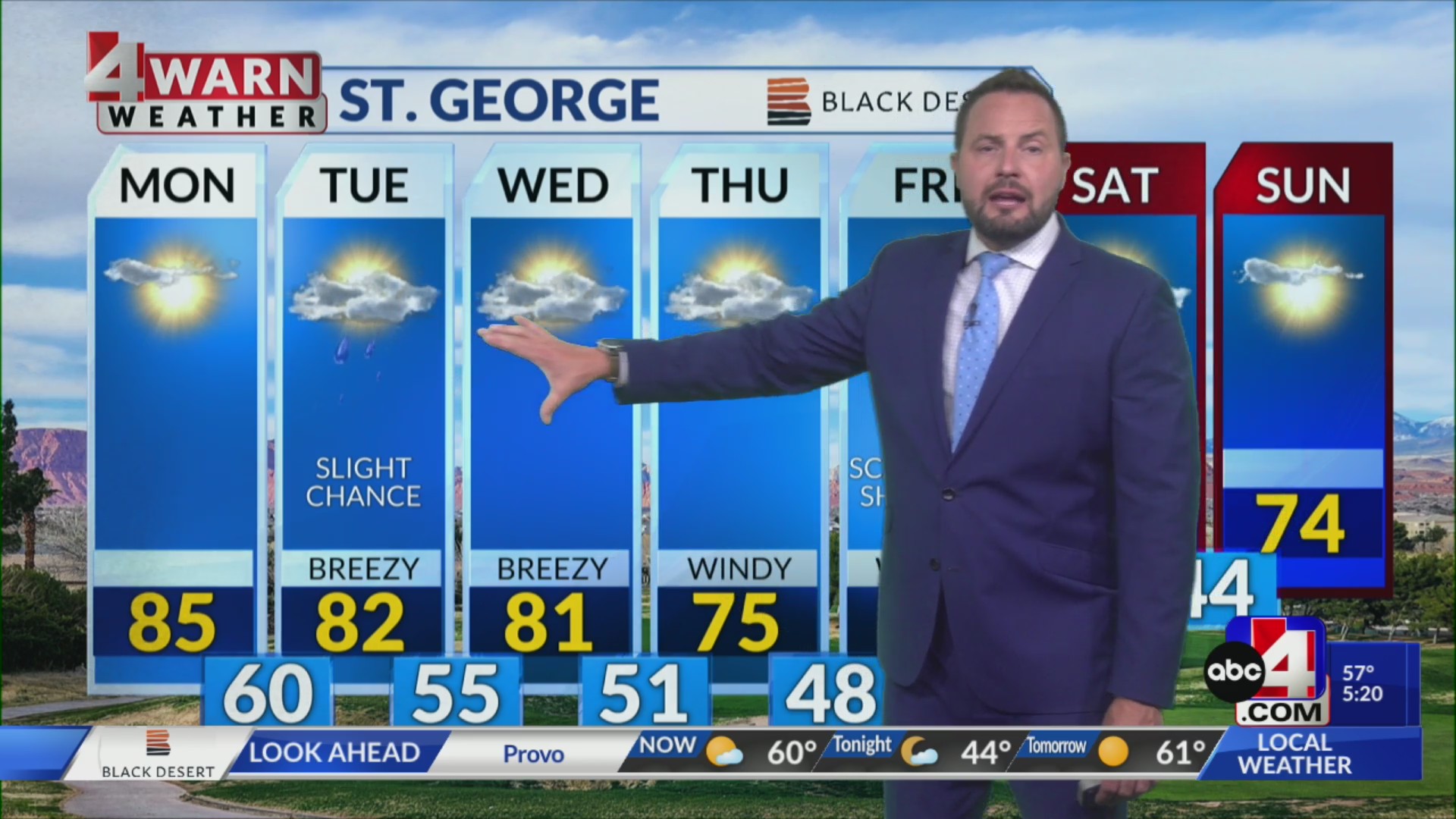 Abc4 Weather Weekend Weather Shift: Cooler temps and a few rain chances on the ...