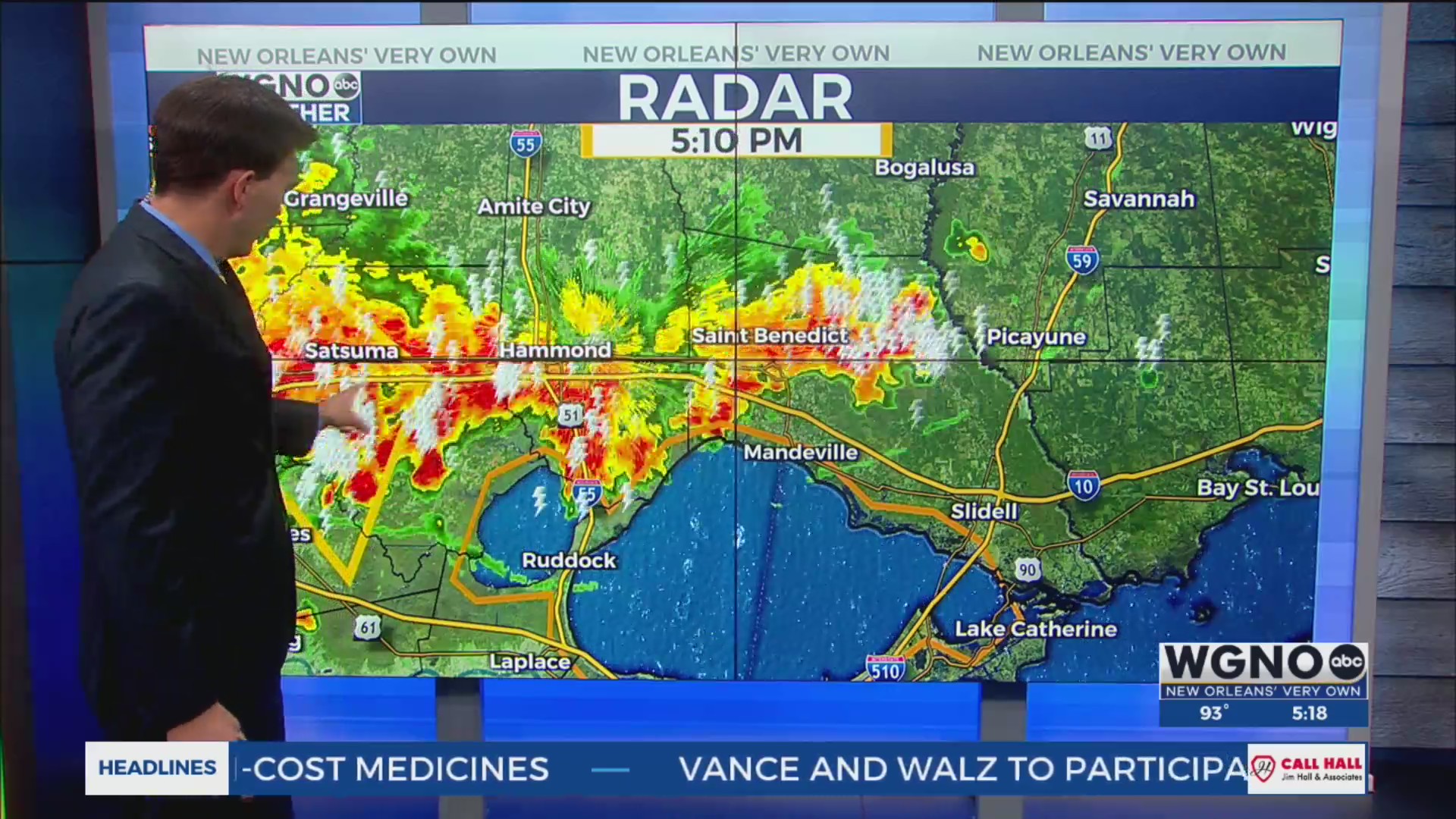 Scattered storms this evening will end tonight – WGNO