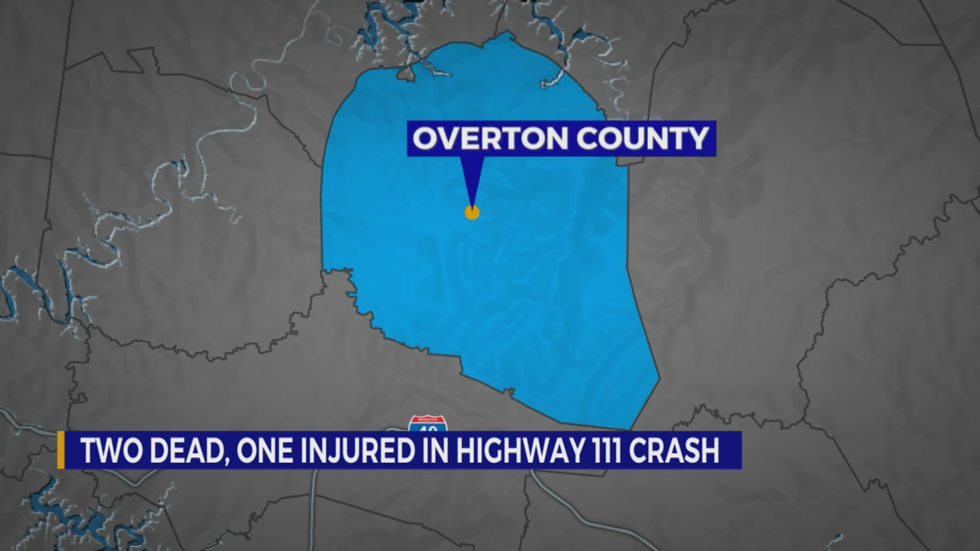 2 dead, 1 injured in crash along Highway 111 in Overton County – WKRN ...