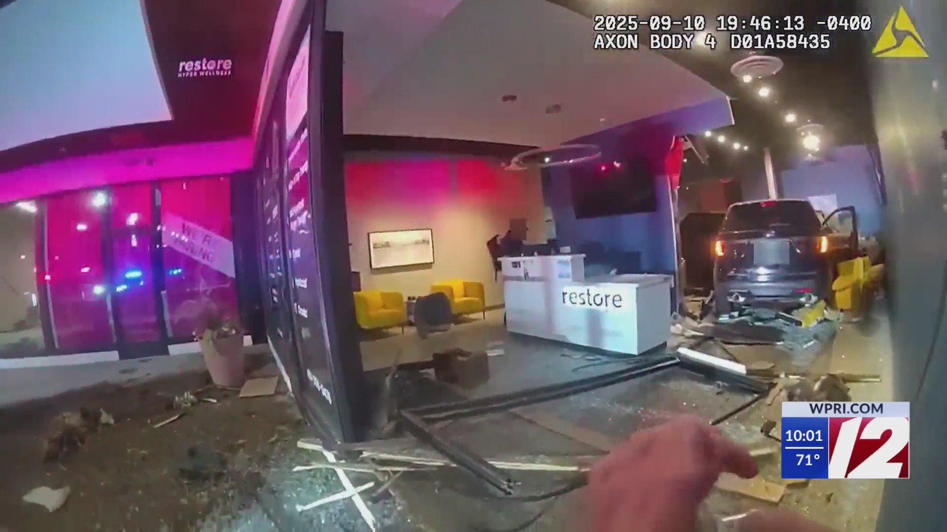 Witnesses recall ‘horrifying’ SUV crash into East Greenwich business ...