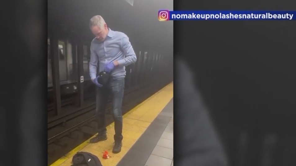 A man hit by a subway train lost his leg. A volunteer EMT saved his ...