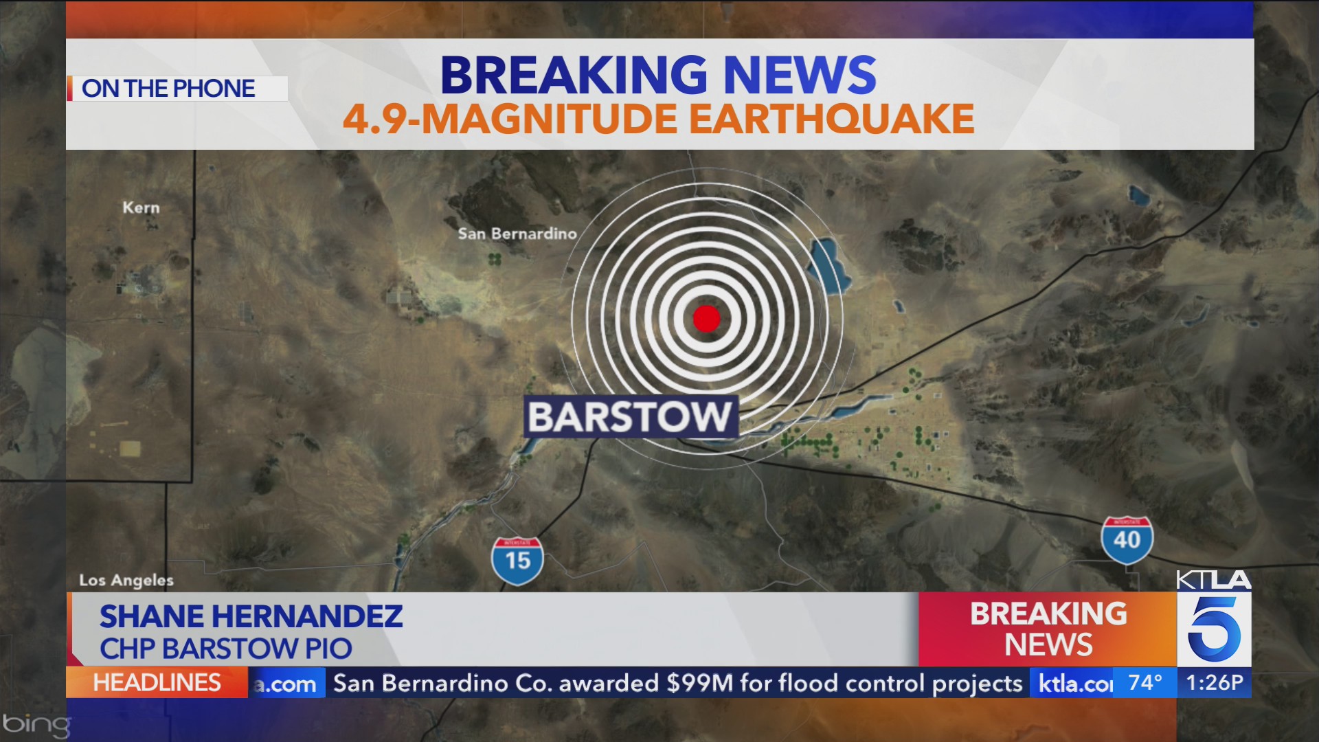 4.9 earthquake hits Southern California NEWS10 ABC