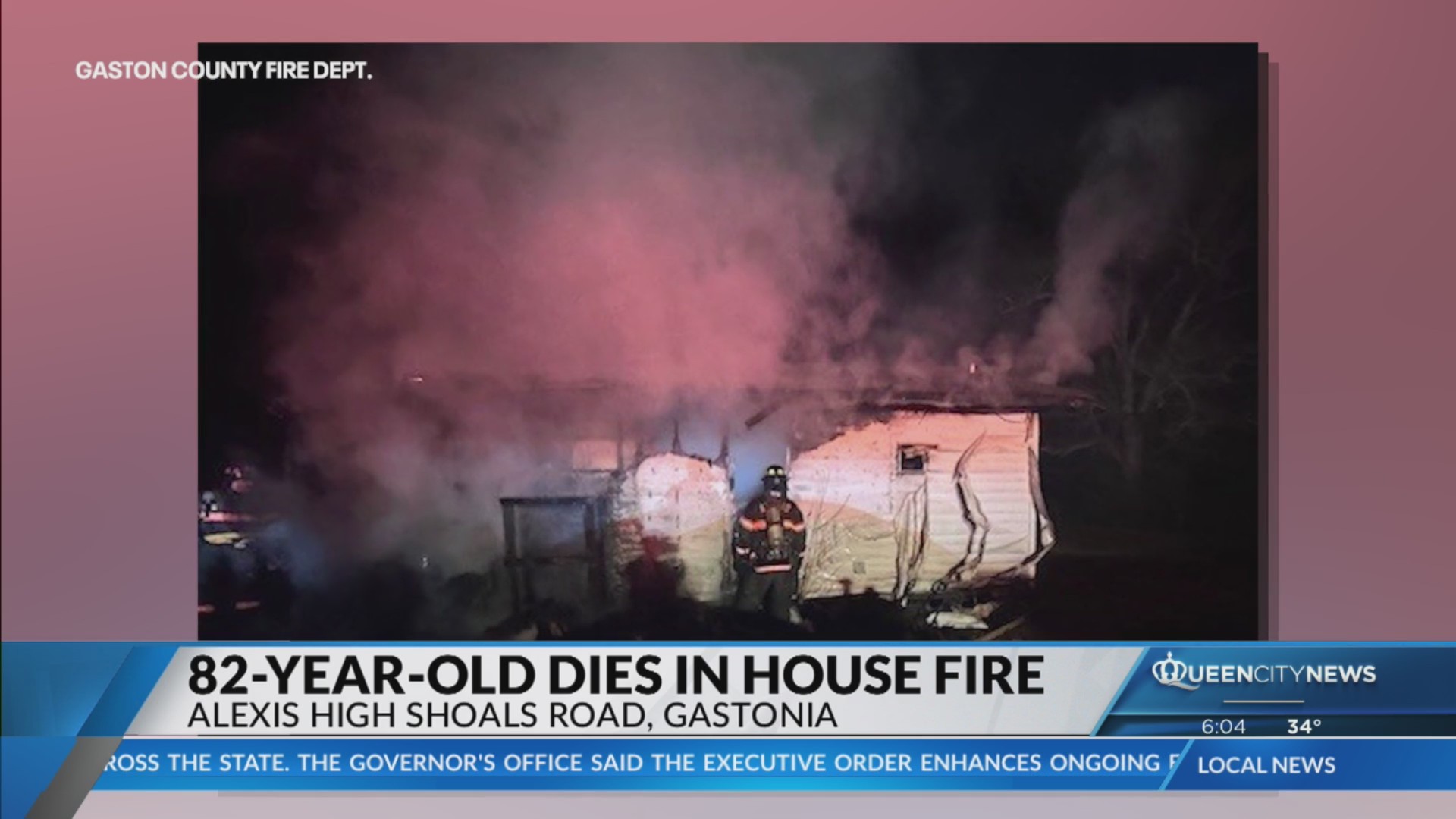 82-year-old woman dies in Gaston County house fire – Queen City News