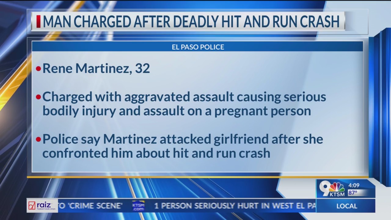 Man charged after fatal hit-and-run crash in East EP – KTSM 9 News
