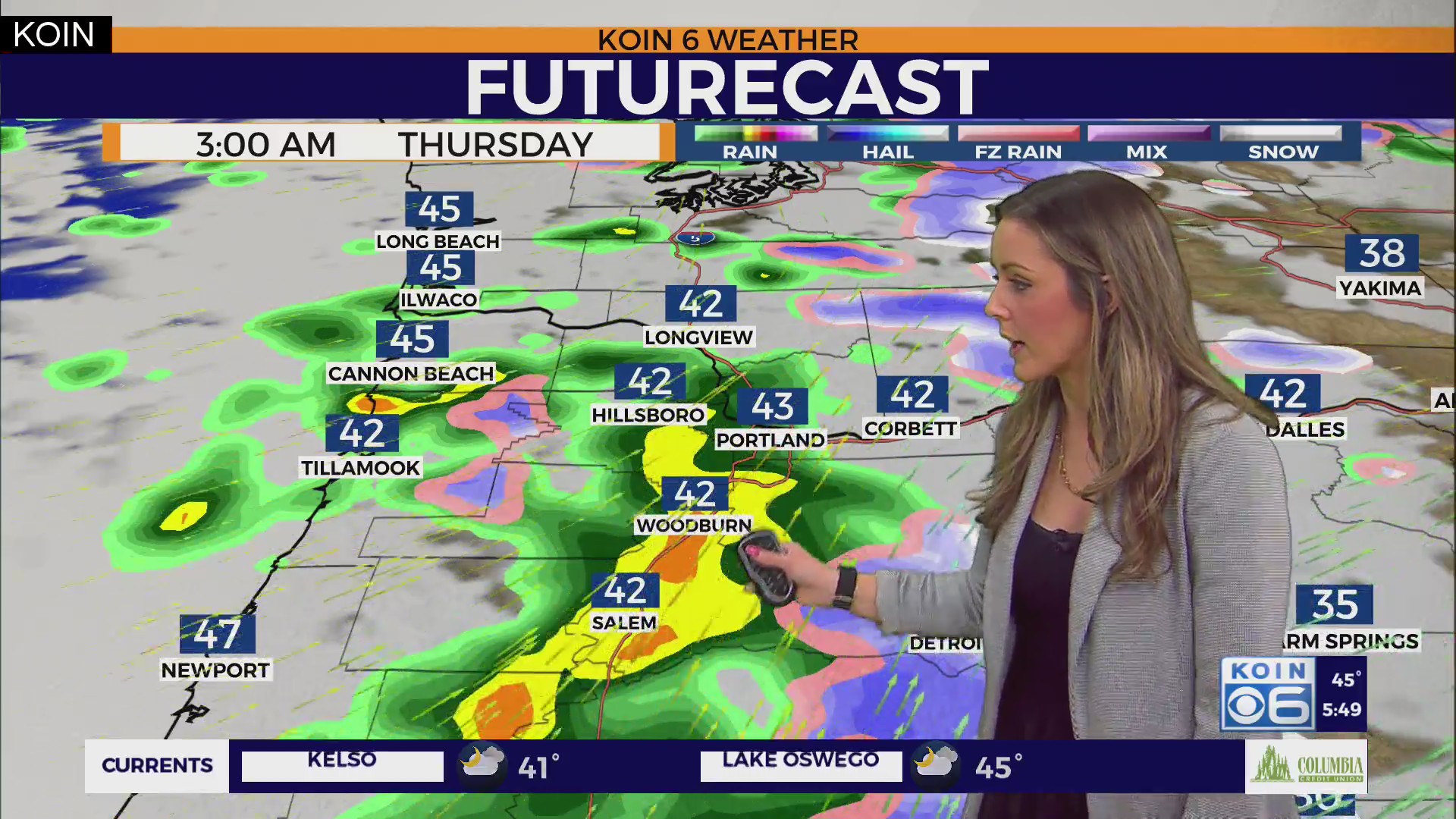 Weather forecast: A wet end to the week in PDX – KOIN.com