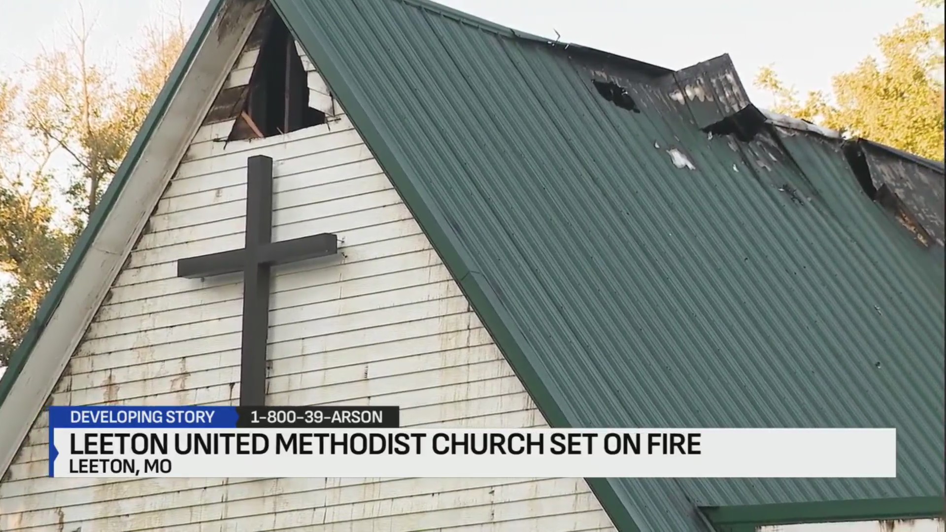 Arson investigation underway after church fire in Johnson County, MO ...