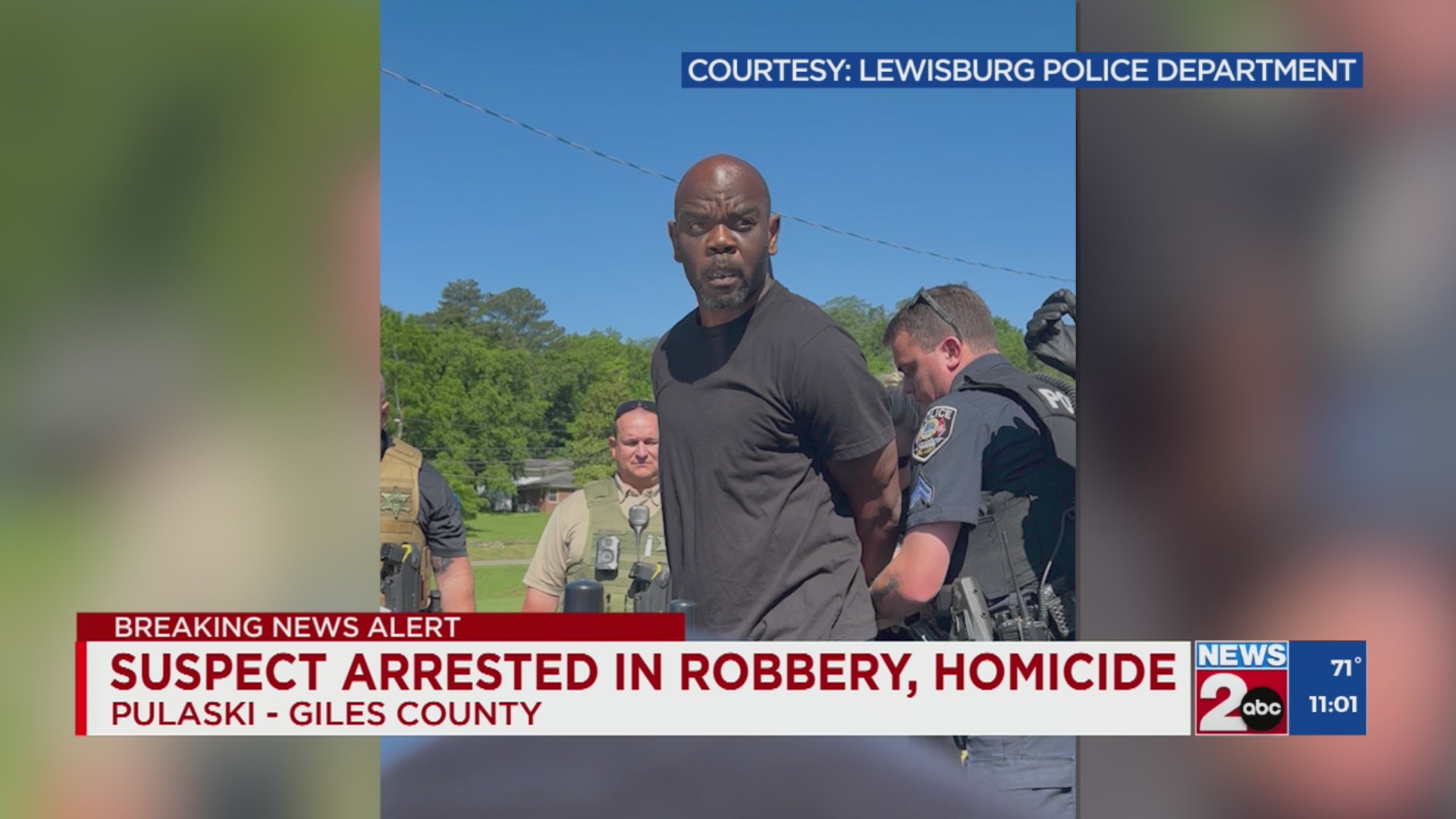 Suspect arrested after robbery turns deadly in Lewisburg WKRN News 2