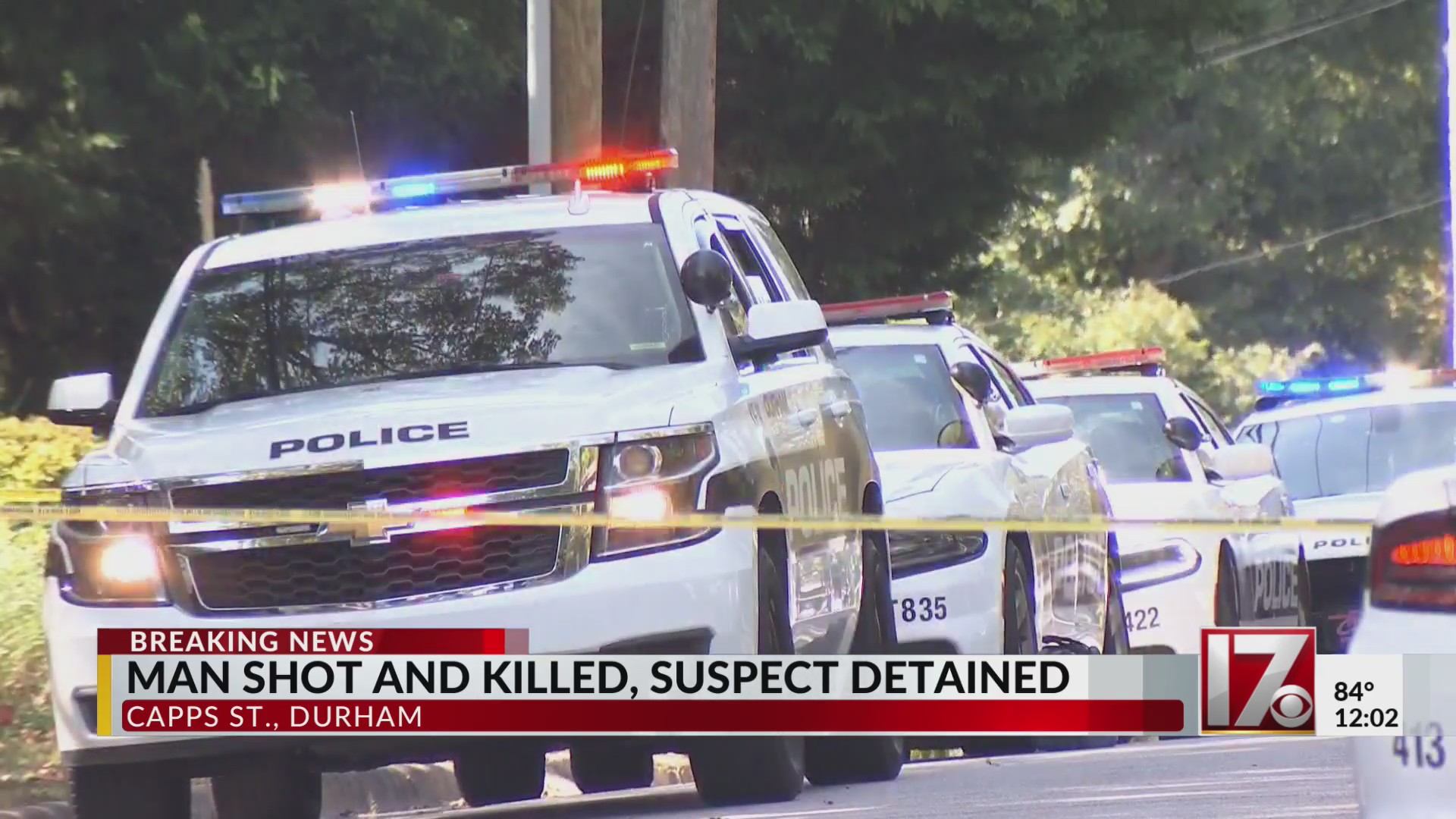 Man shot and killed, suspect detained in Durham – CBS17.com