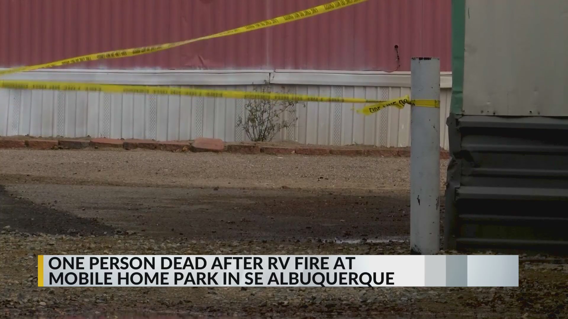 Albuquerque Fire Rescue: 1 dead after RV fire – KRQE NEWS 13 – Breaking ...