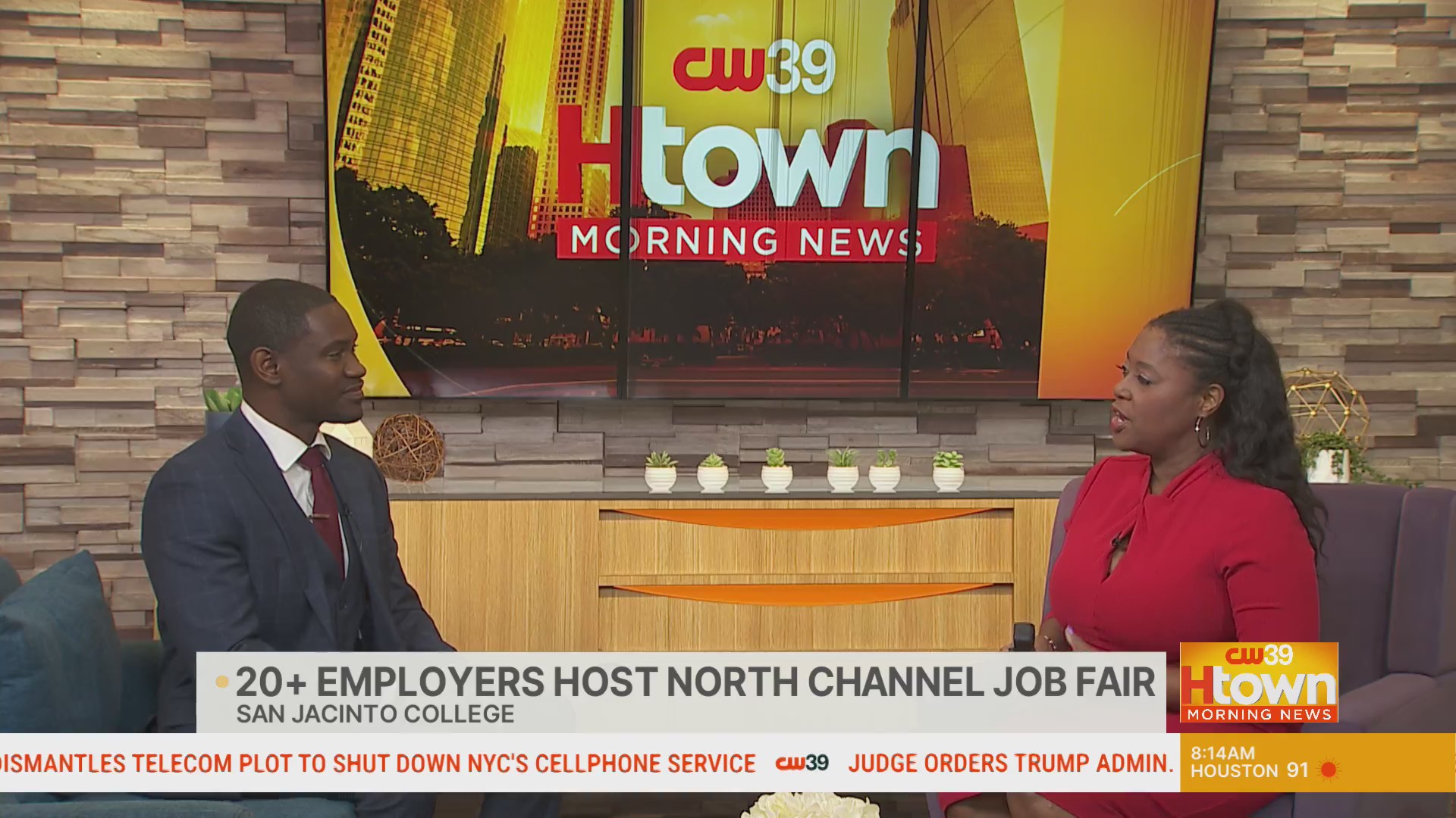 CW39 Interview | San Jacinto College-North Channel Job Fair – CW39 Houston