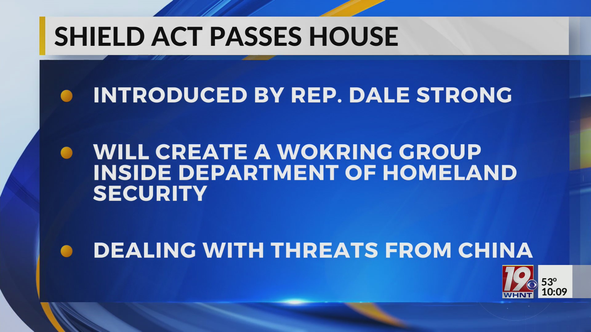 SHIELD Act Passes House | December 10, 2024 | News 19 at 10 p.m. – WHNT.com
