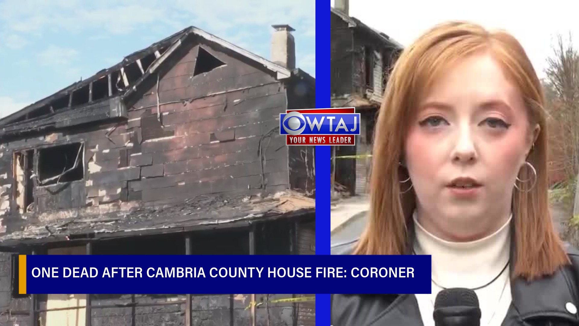 One dead after Cambria County house fire: Coroner – WTAJ | Your News Leader