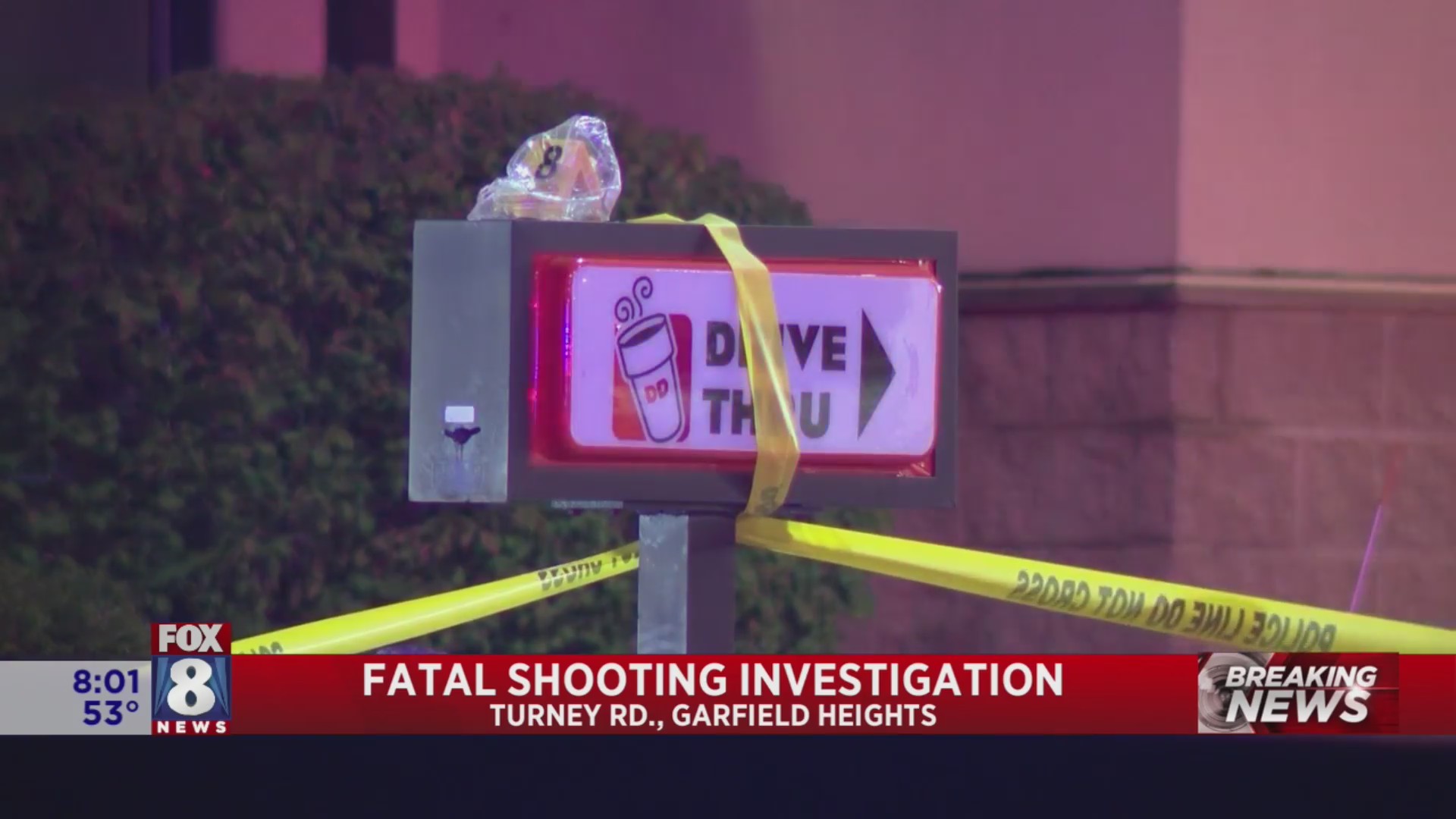 1 dead after shooting near Dunkin’ Donuts in Garfield Heights – Fox 8 ...