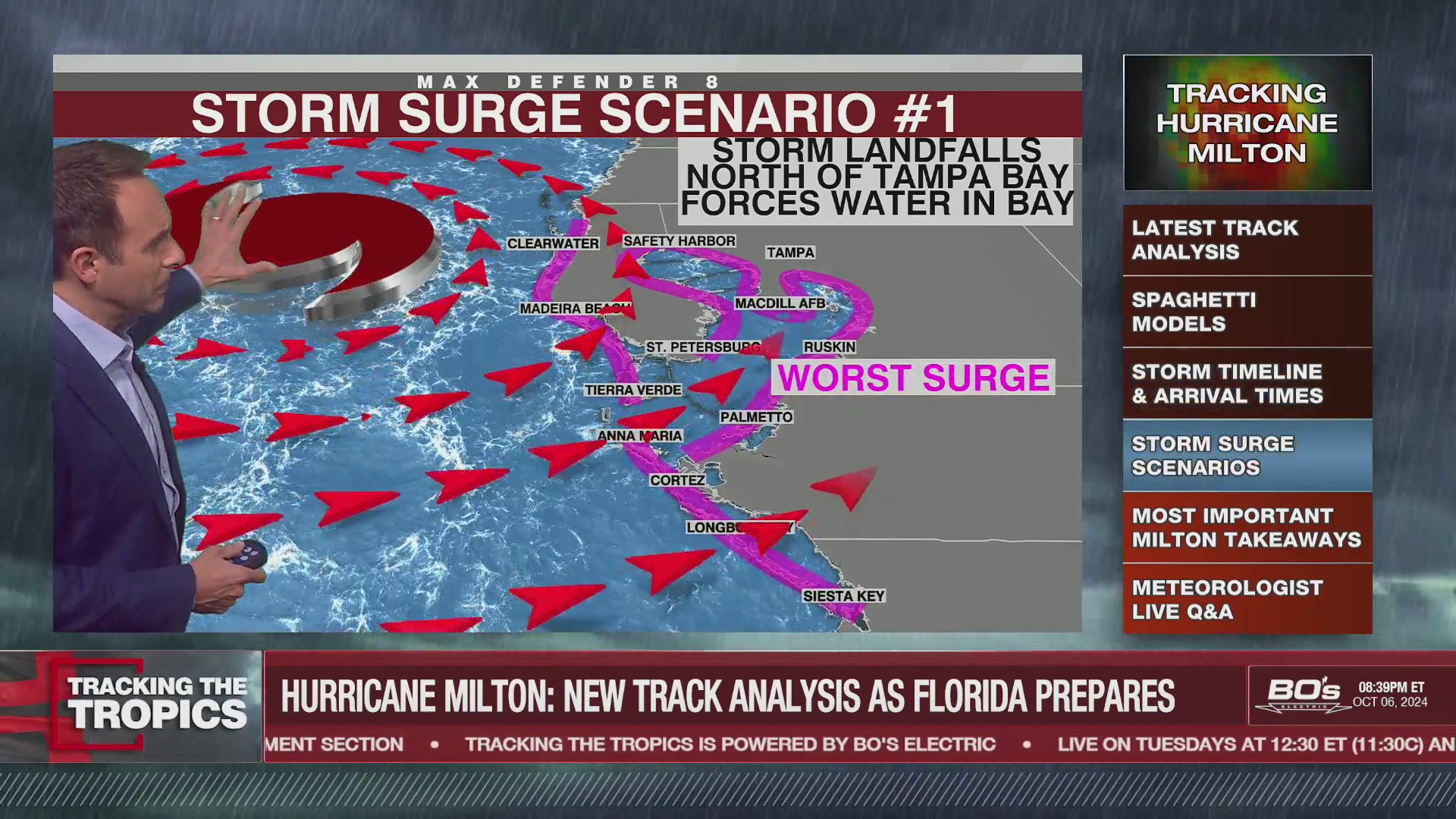 ‘This is Worst Case Scenario for Tampa Bay’: Hurricane Milton Track ...