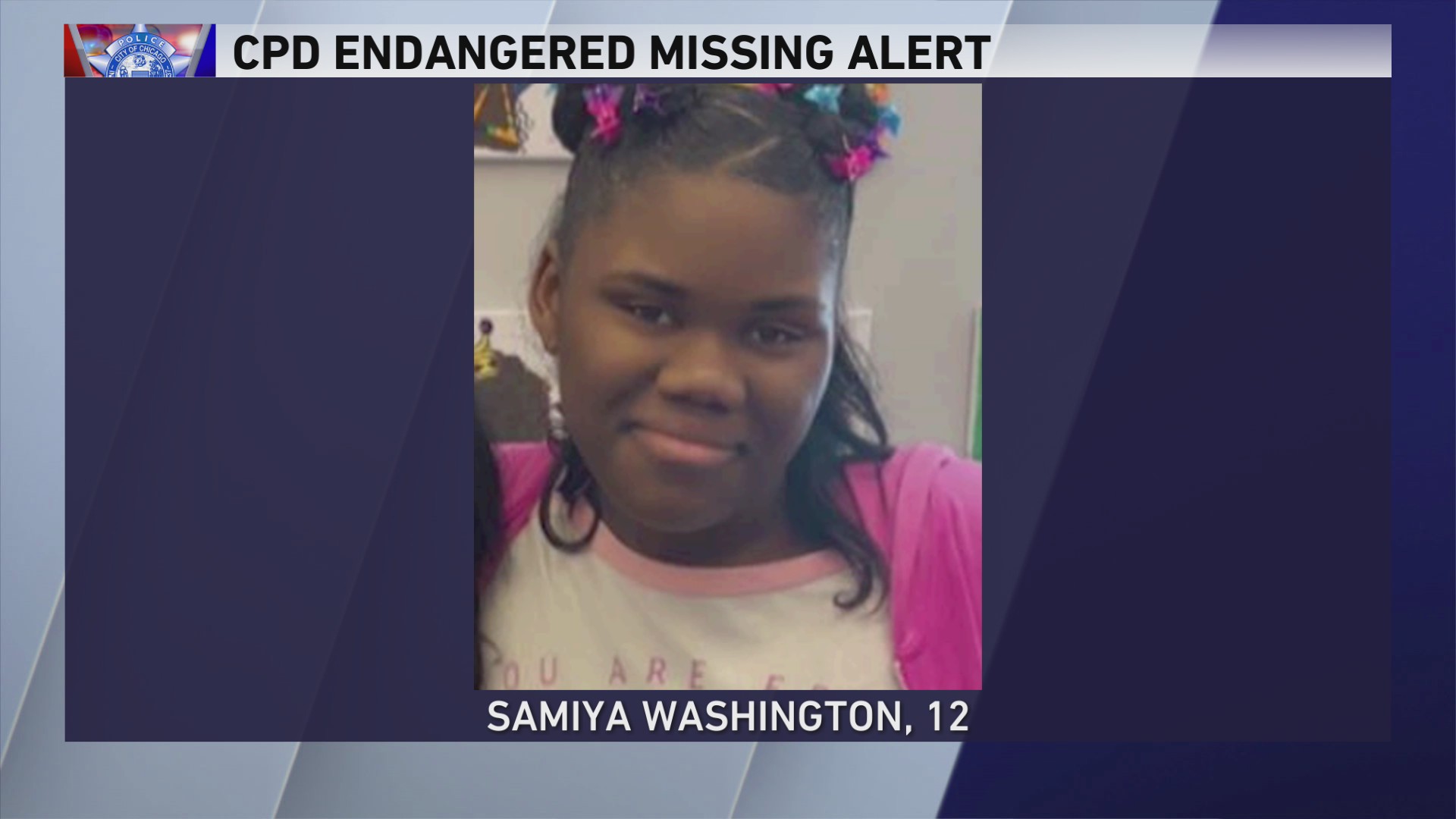 12-year-old girl reported missing from West Side – WGN-TV