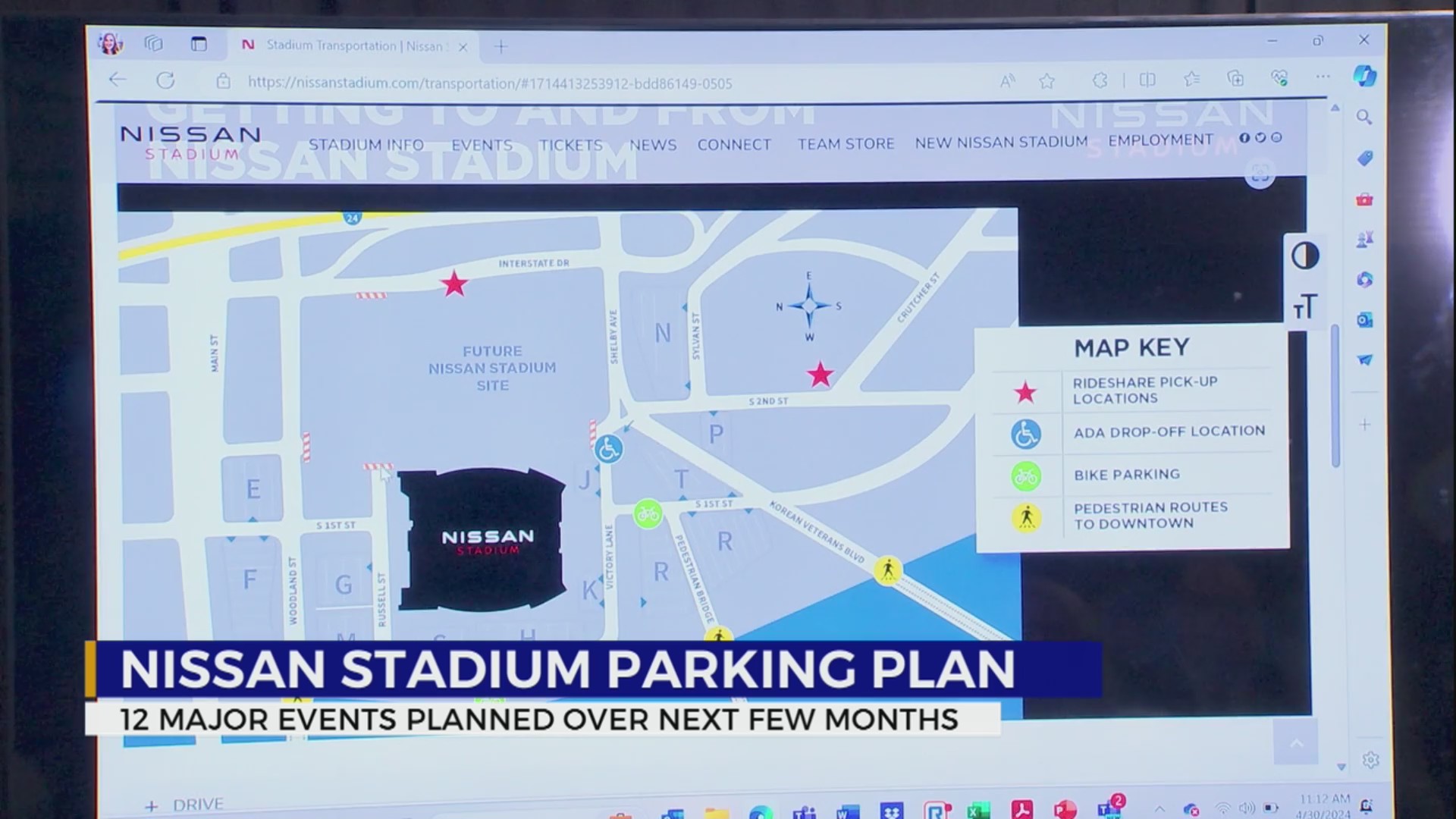 Nissan Stadium parking plan for summer concerts – WKRN News 2