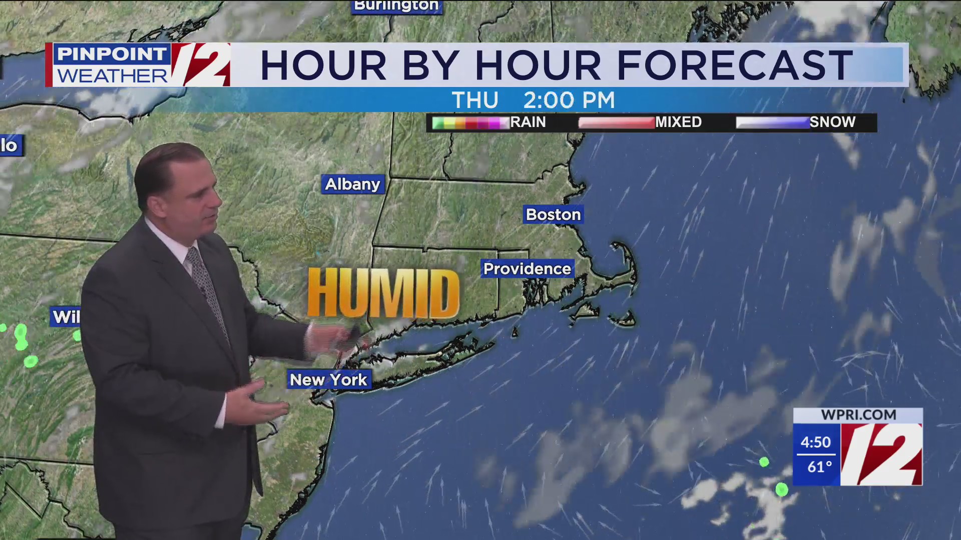 WPRI 12 Weather Forecast for 7/23/25: Nice again today; warmer and more ...