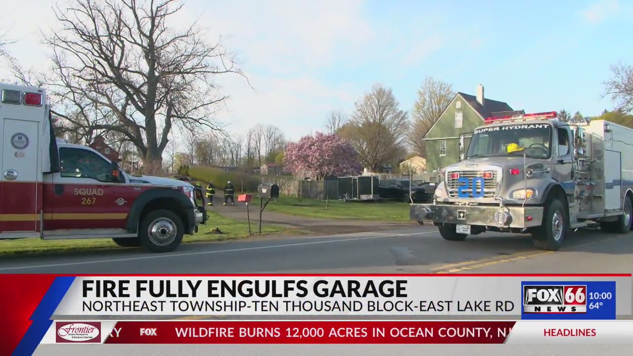Fire breaks out at North East area garage – WJET/WFXP/YourErie.com