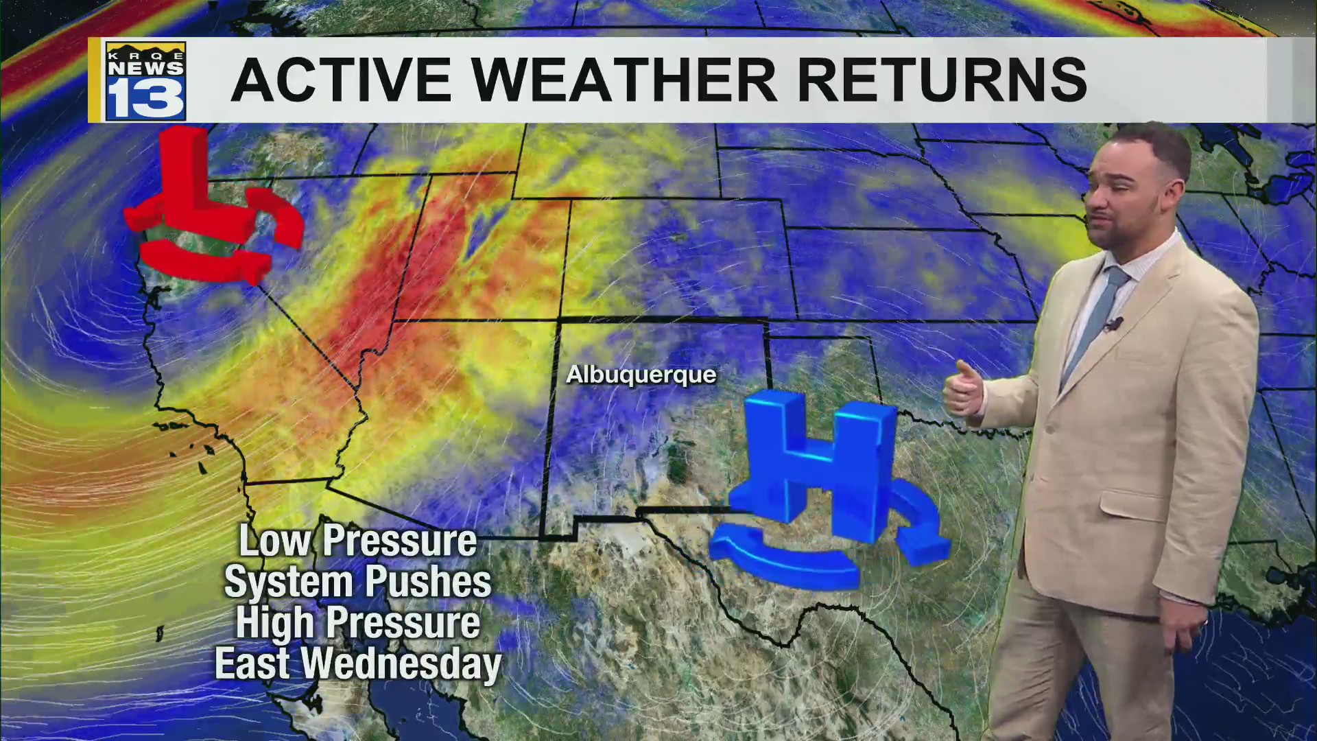 Increasing moisture through the end of the week – KRQE NEWS 13 ...
