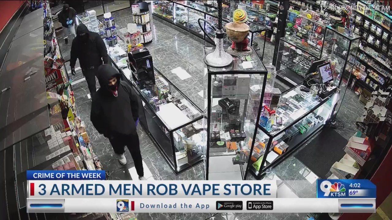 3 armed men rob vape store in Northeast El Paso