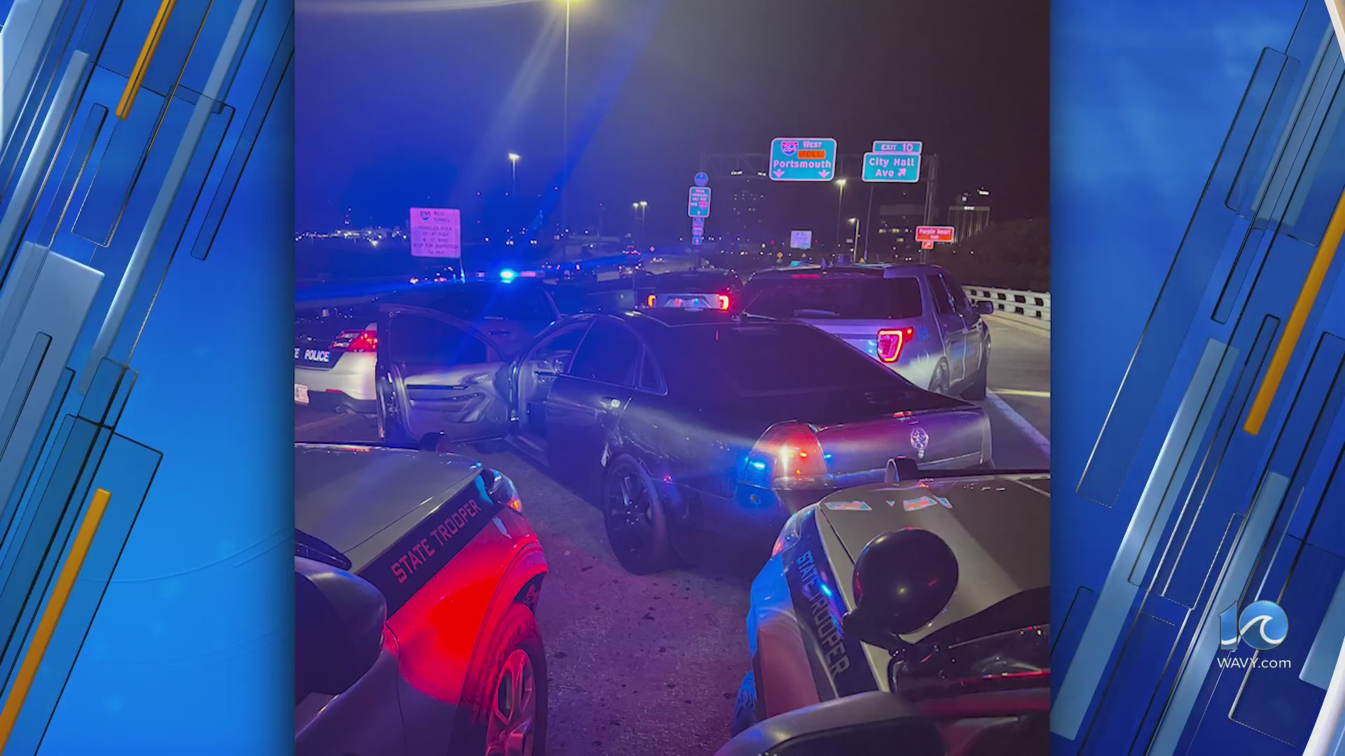 Hampton man arrested after striking state police vehicles and injuring ...