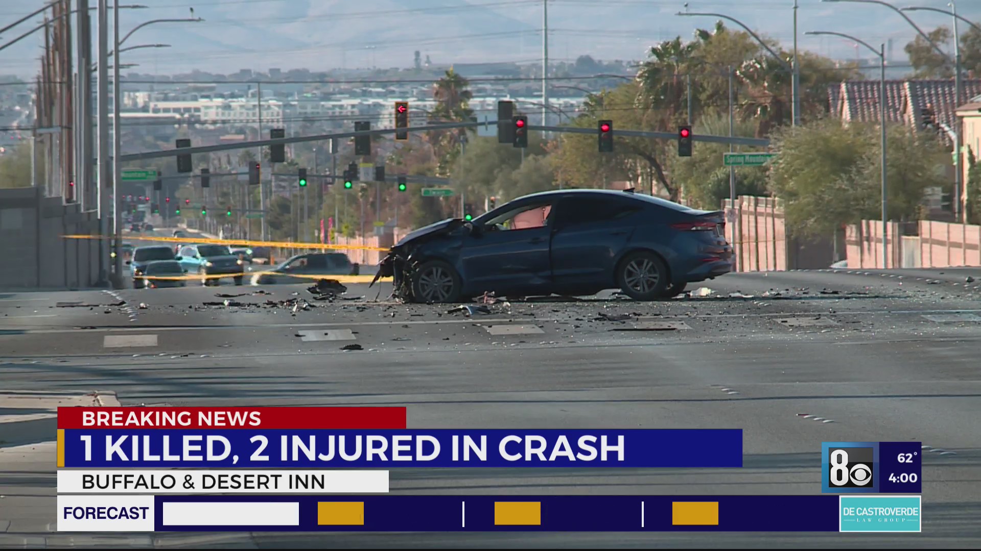 Las Vegas woman killed after 14-year-old driving stolen car runs red ...