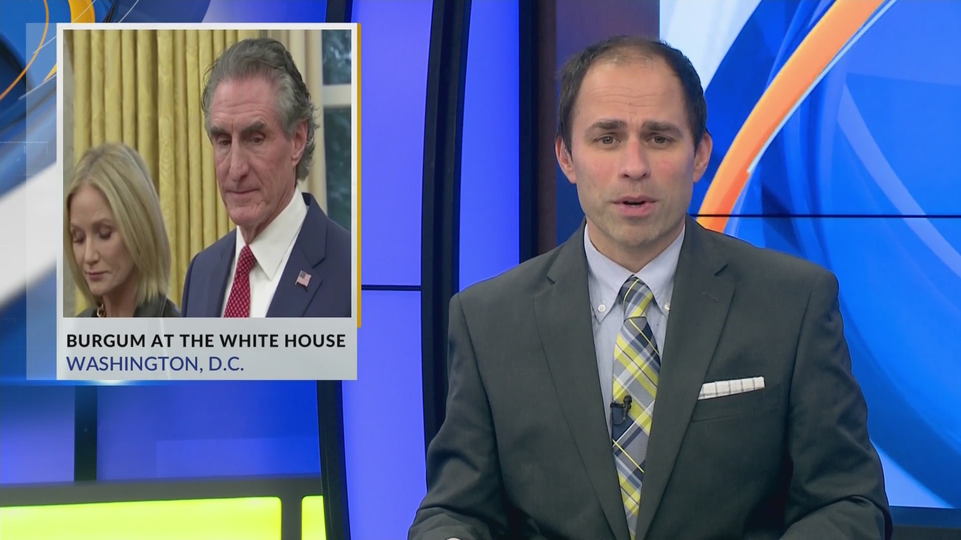 Doug Burgum and wife join President Trump for signing of latest ...