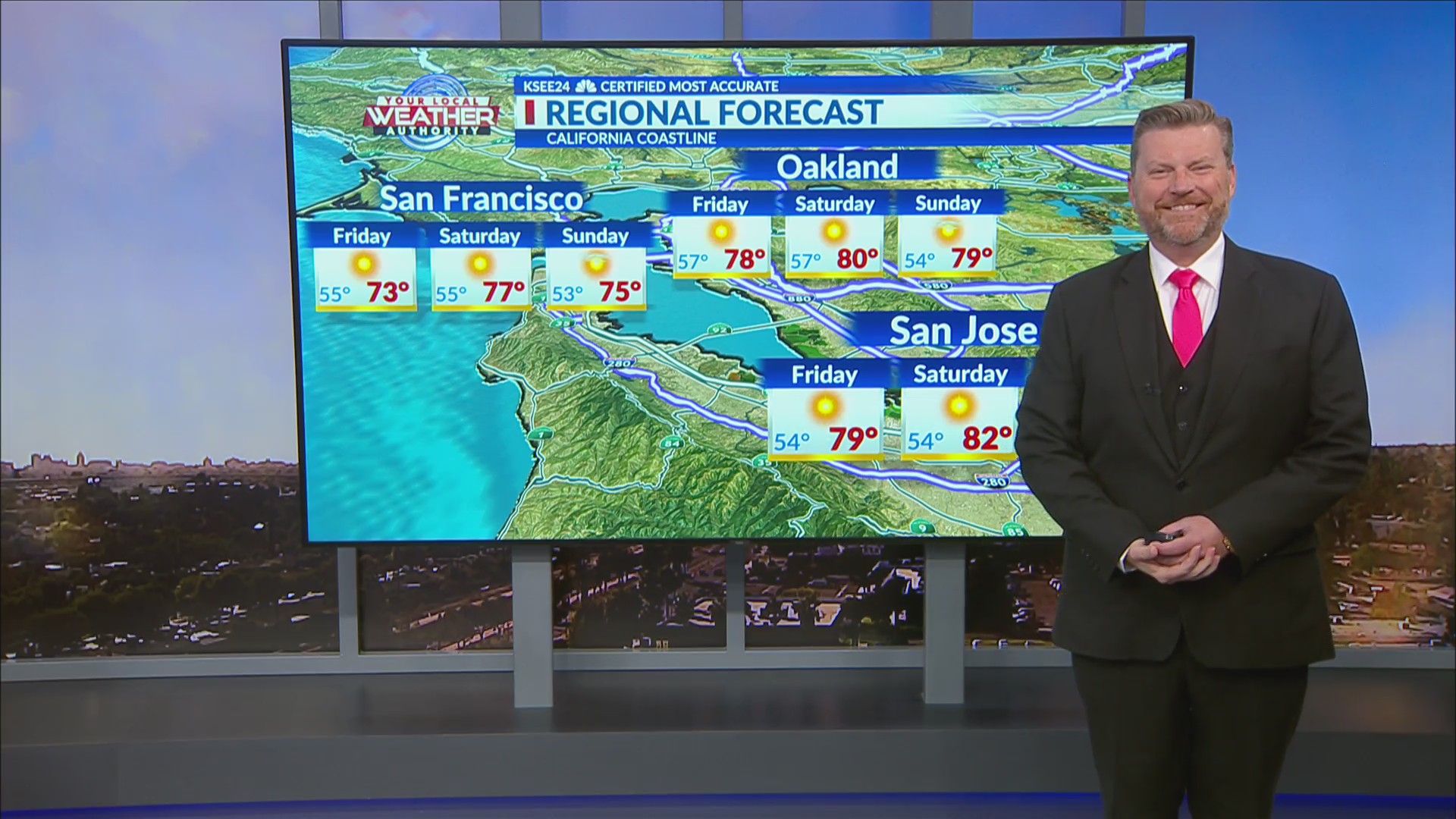 AJ’s Coastal Forecast CBS47 and KSEE24