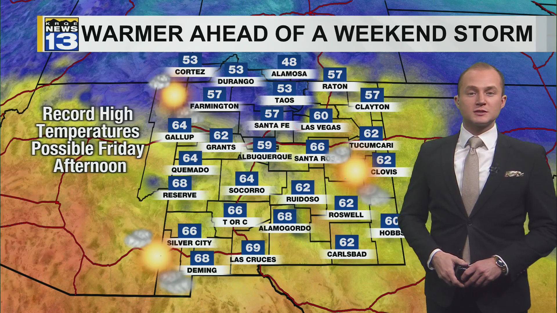 Warmer weather returning through the end of the week – KRQE NEWS 13 ...