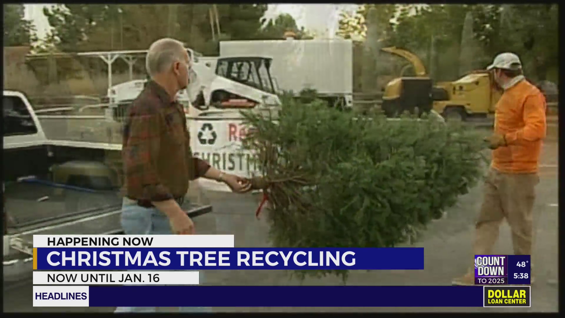 Christmas tree recycling in the Las Vegas valley – KLAS