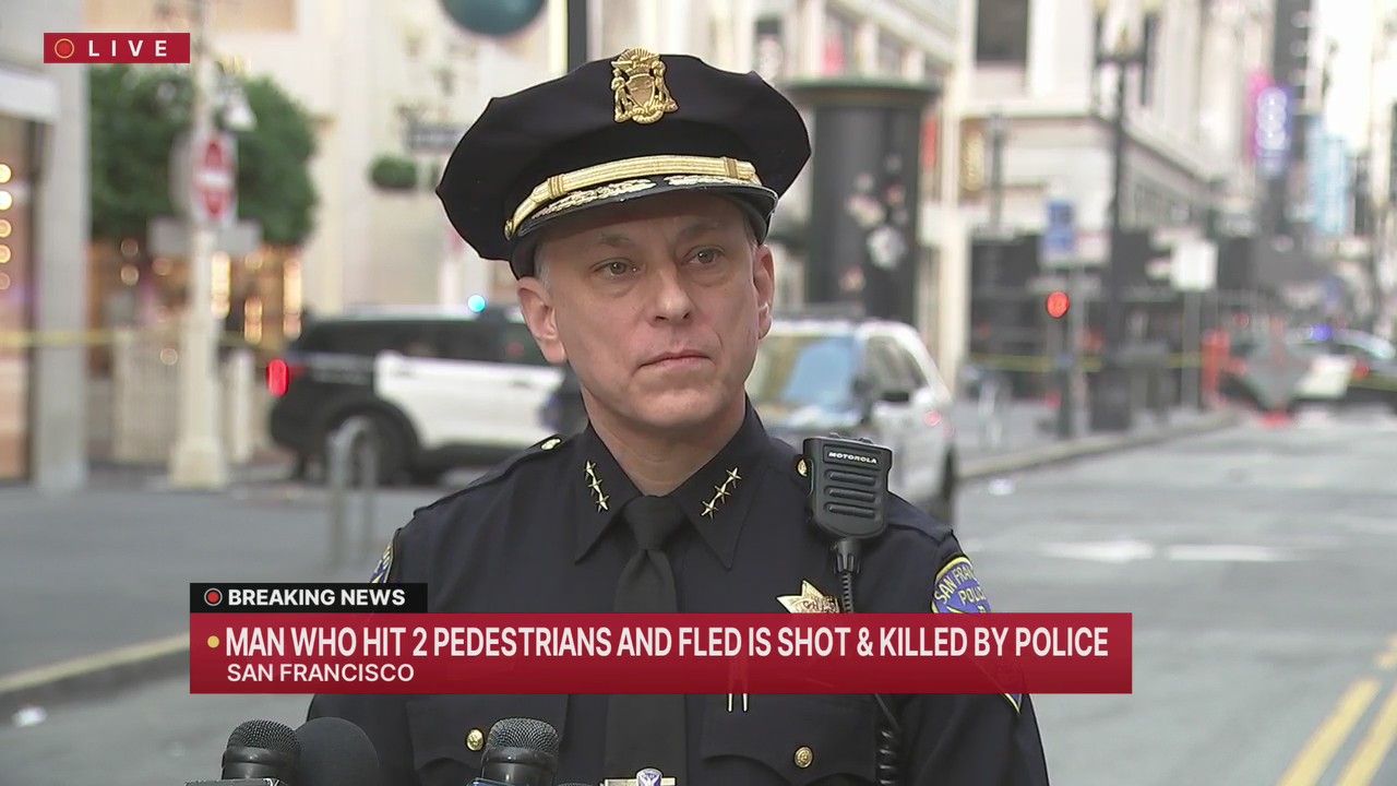 SFPD gives update on man who hit 2 pedestrians and was shot and killed ...