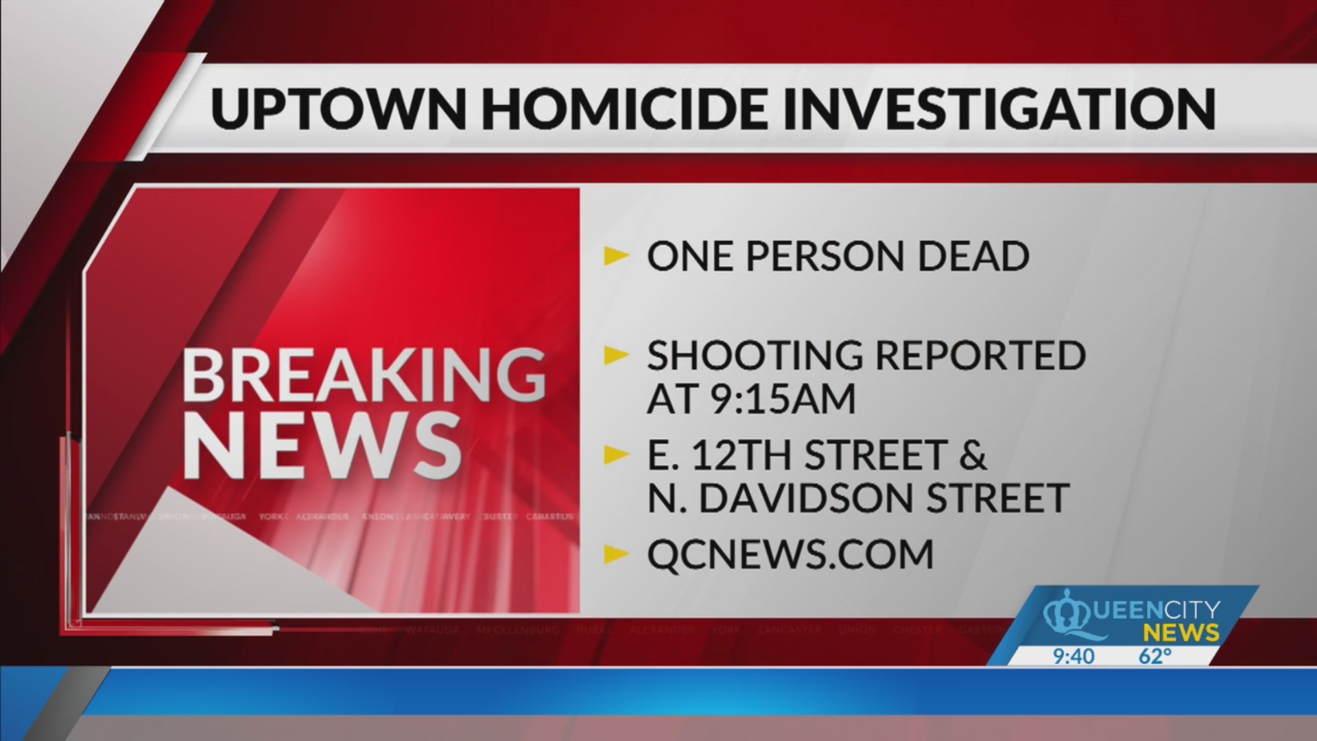 Investigation underway after fatal Uptown shooting – Queen City News