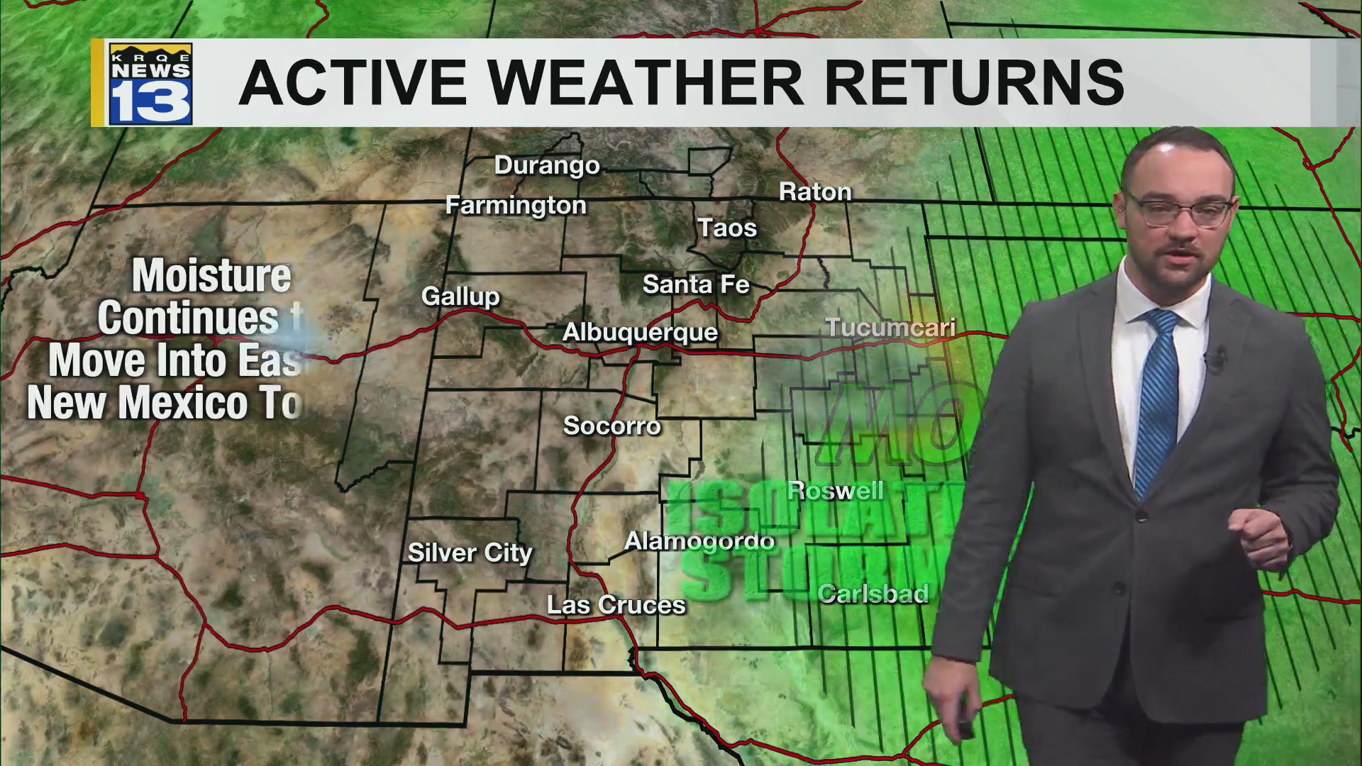 Storms move into parts of New Mexico – KRQE NEWS 13 – Breaking News ...