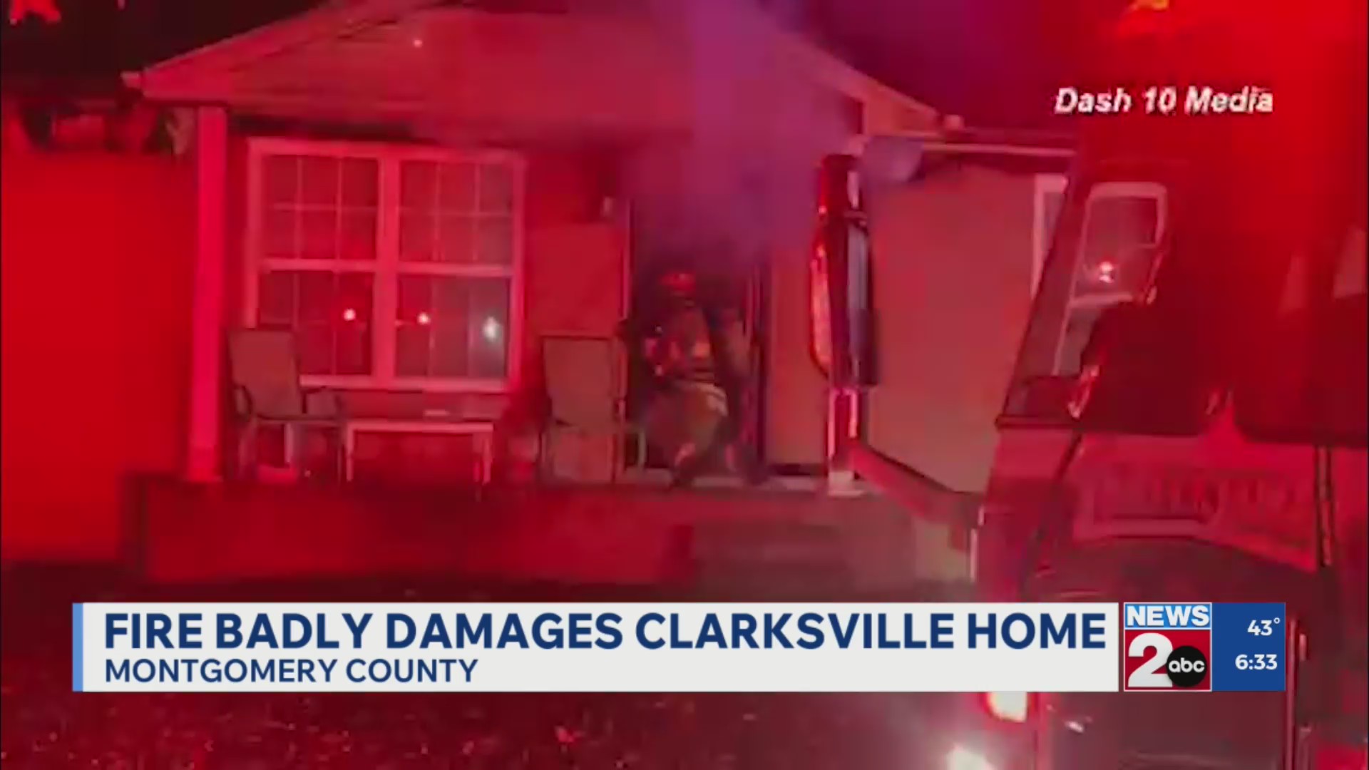 Clarksville home damaged in fire – WKRN News 2