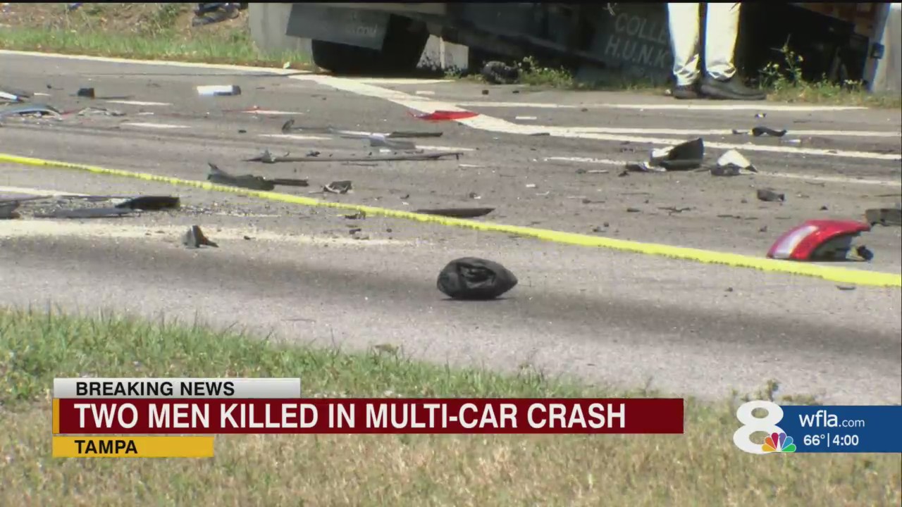 2 Men Killed In Tampa Multi Vehicle Crash Wfla