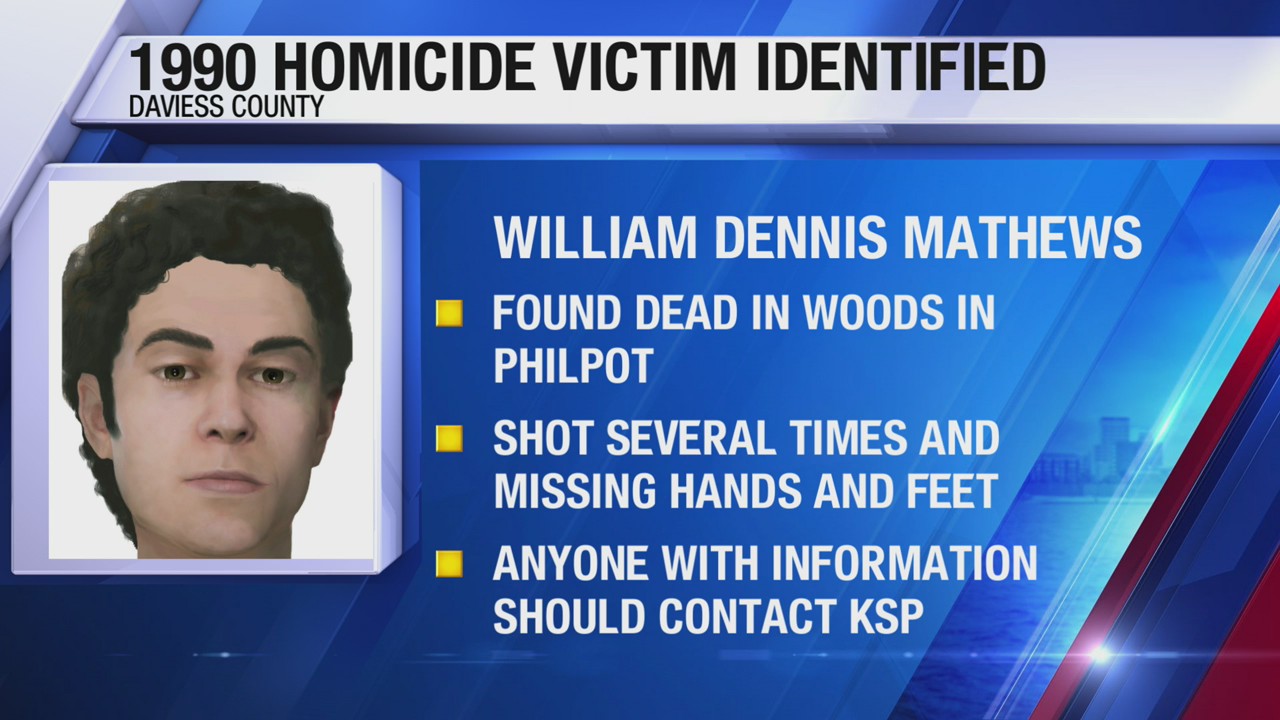 Daviess County homicide victim identified over 30 years later