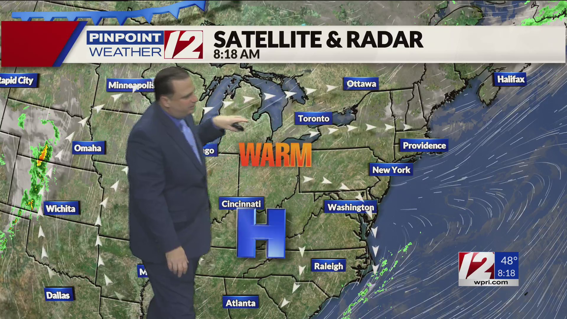 WPRI 12 Weather Forecast for 10/21/24: Warm and dry today, cooler ...