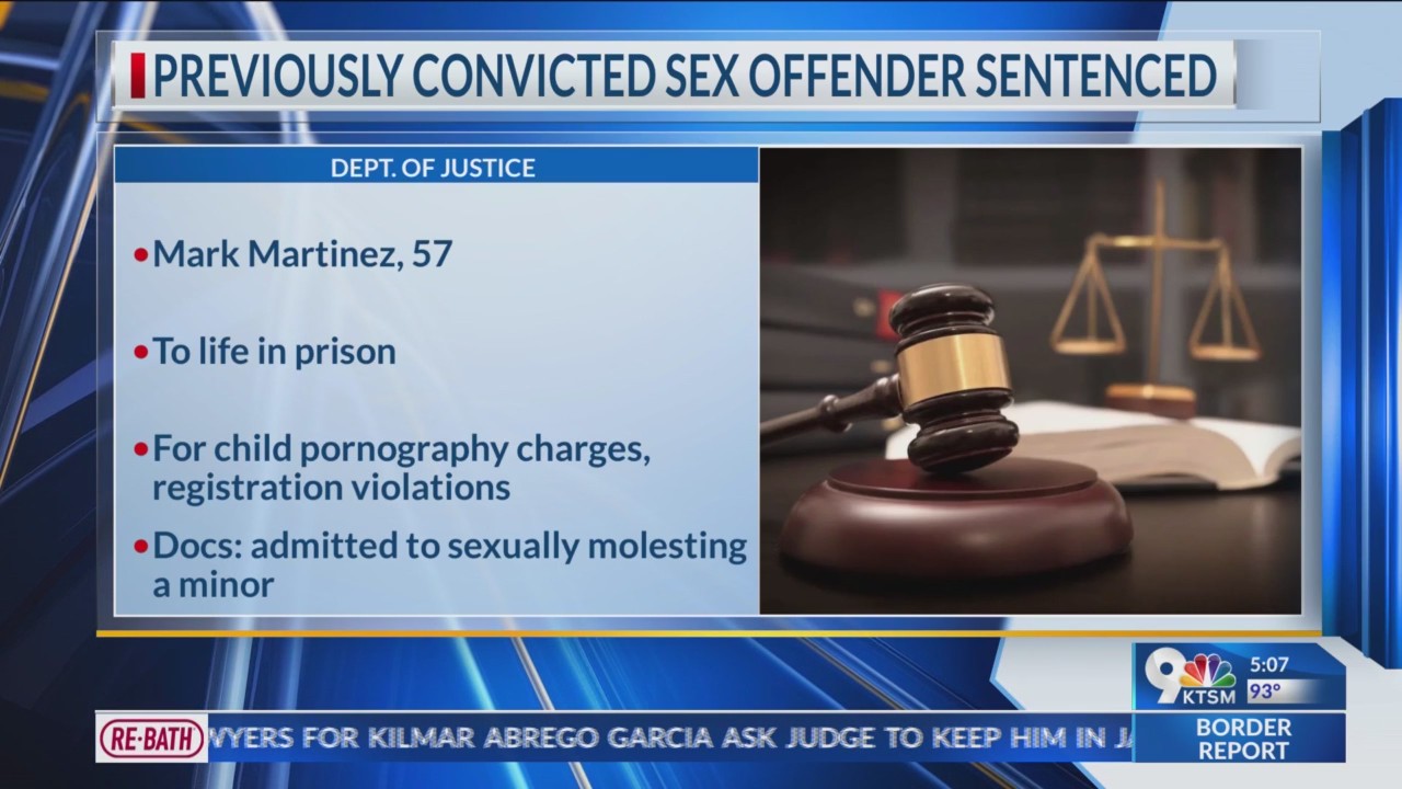 Previously convicted sex offender sentenced to life in prison for child ...