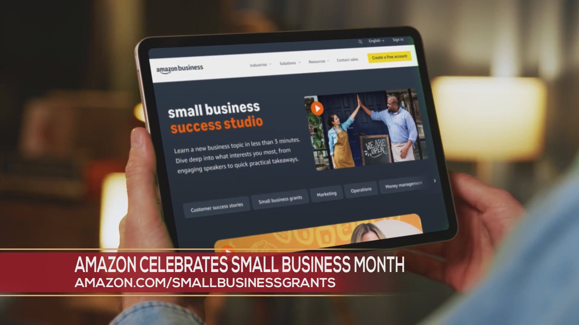 AMAZON CELEBRATES SMALL BUSINESS – WSPA 7NEWS