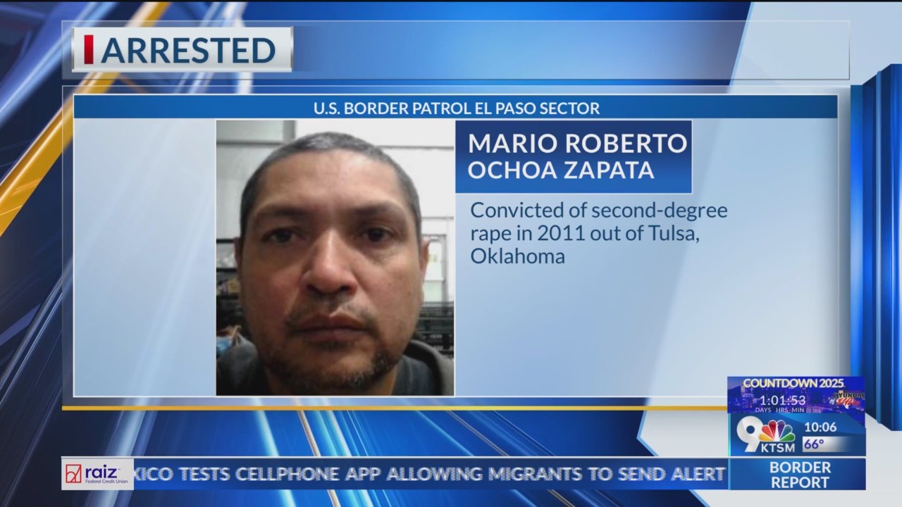 Border Patrol chief: Convicted rapist caught trying to re-enter U.S ...
