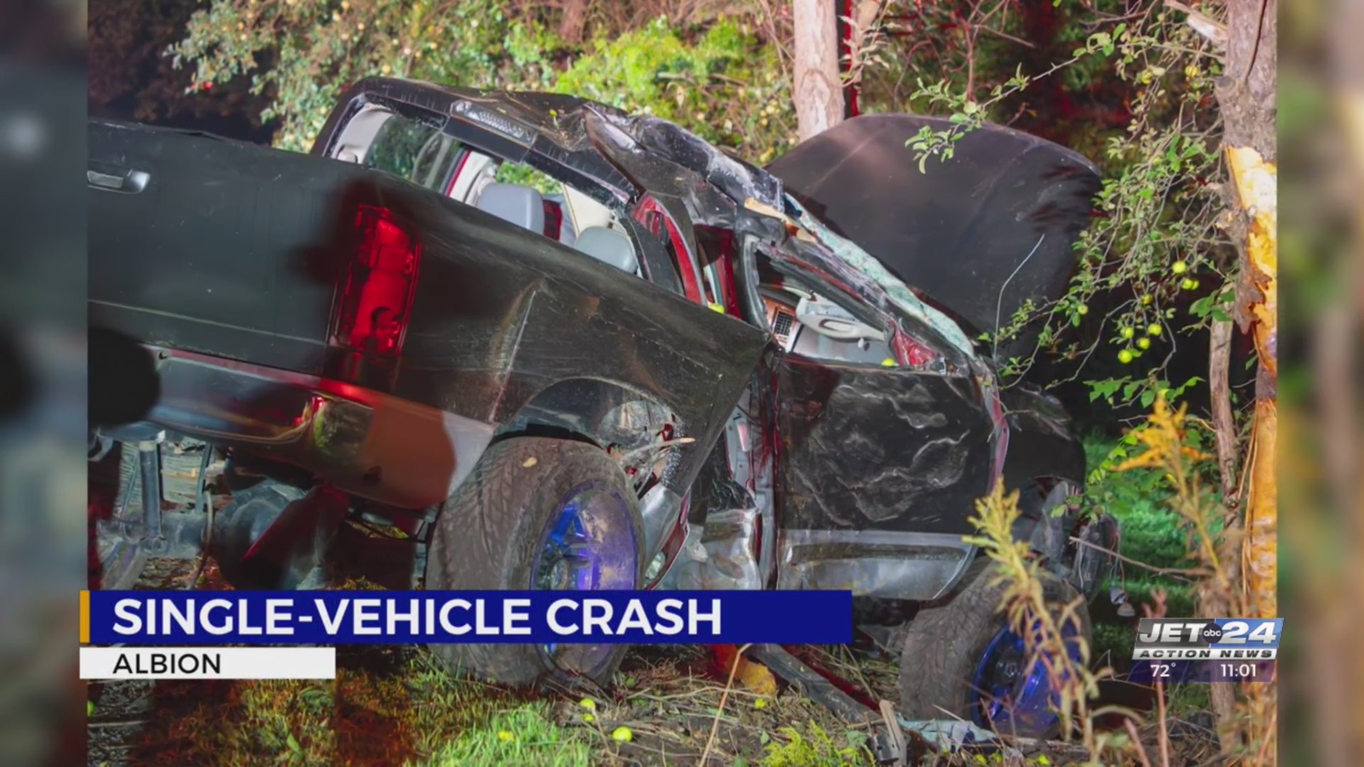 Overnight crash in west Erie County leaves one injured – WJET/WFXP ...