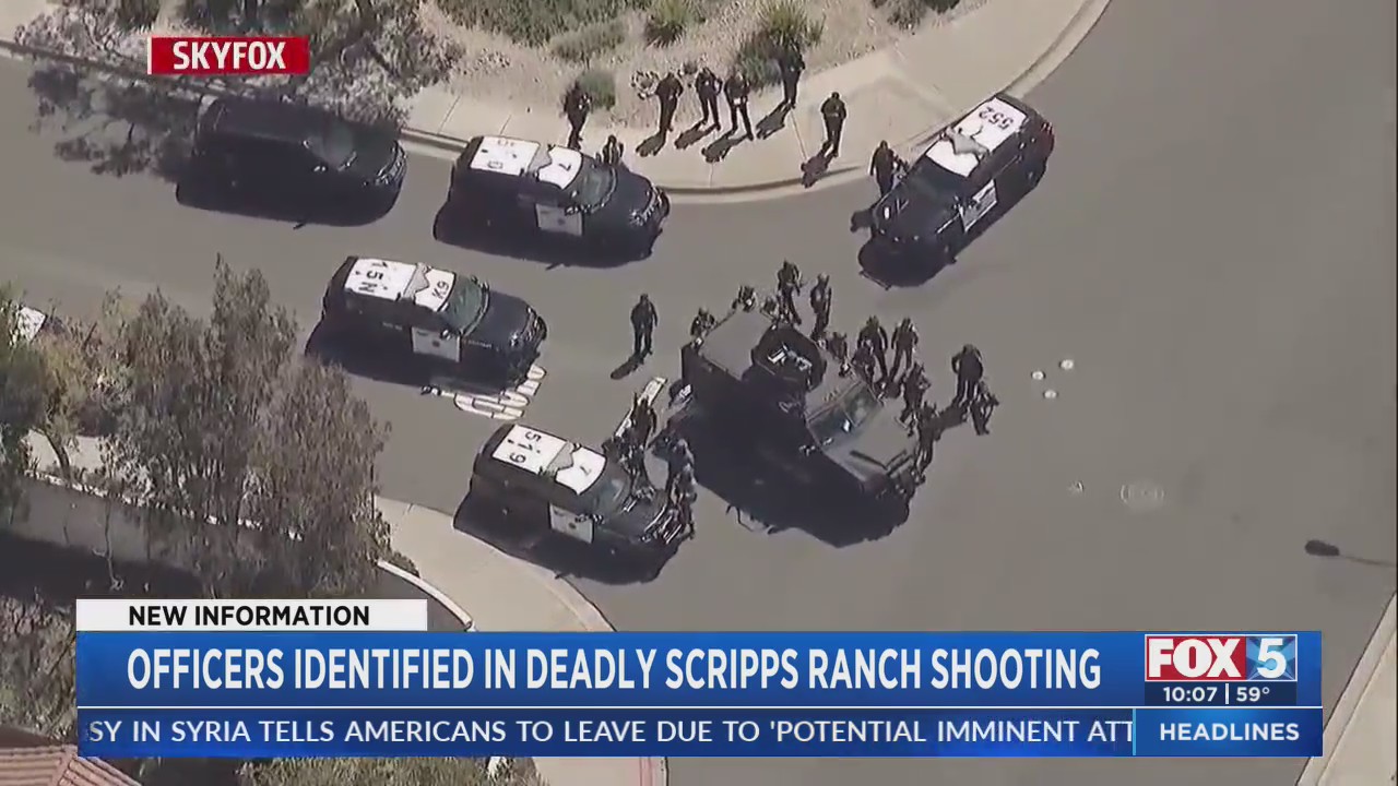 Officers identified in deadly Scripps Ranch standoff – FOX 5 San Diego ...