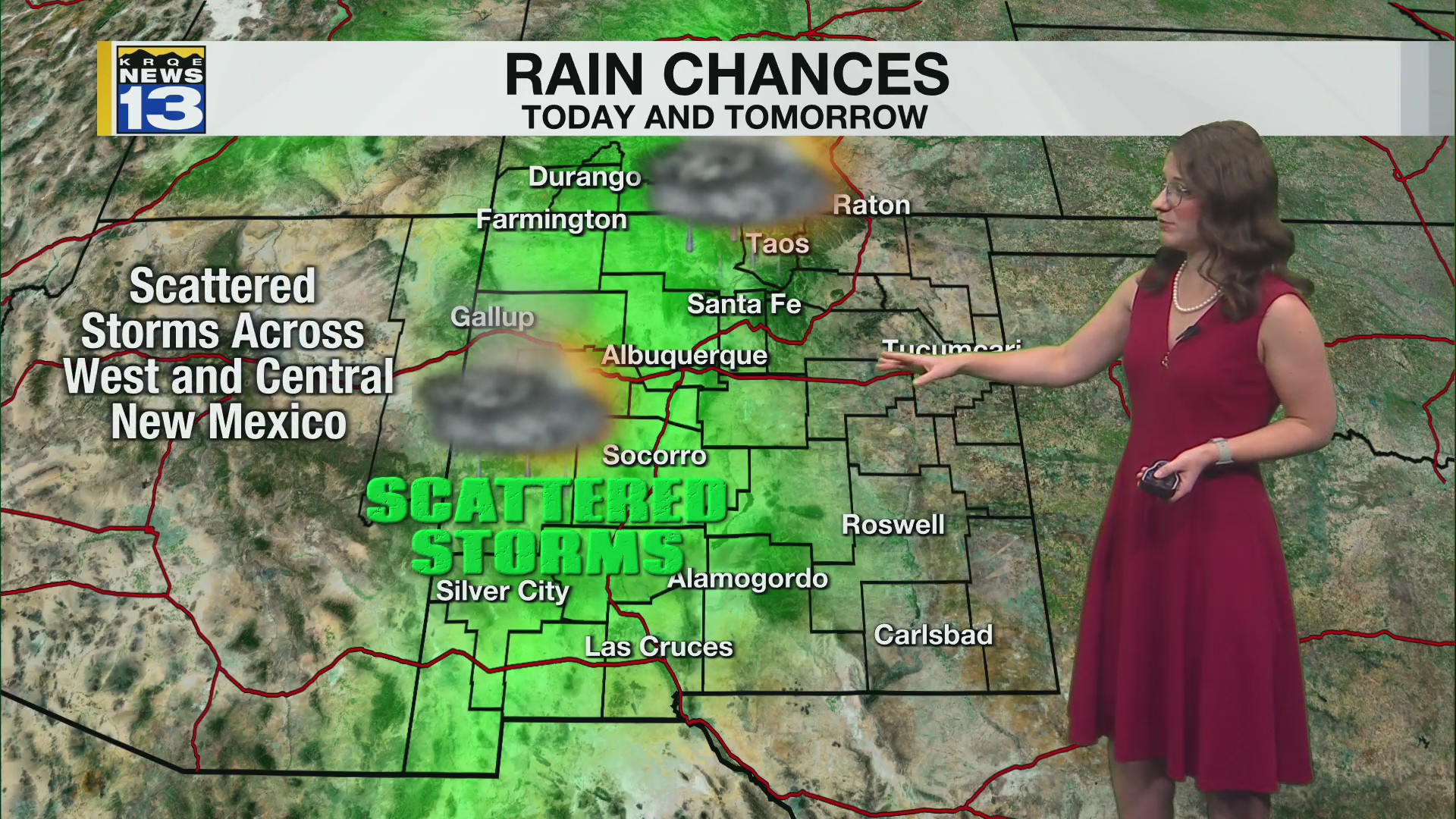 Cooler and rainy end to the week – KRQE NEWS 13 – Breaking News ...