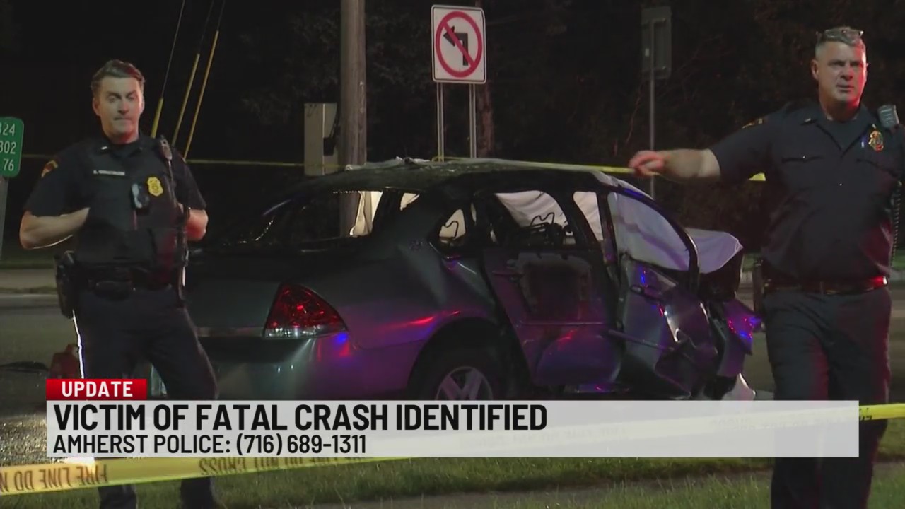 Victim identified in fatal Amherst crash – News 4 Buffalo
