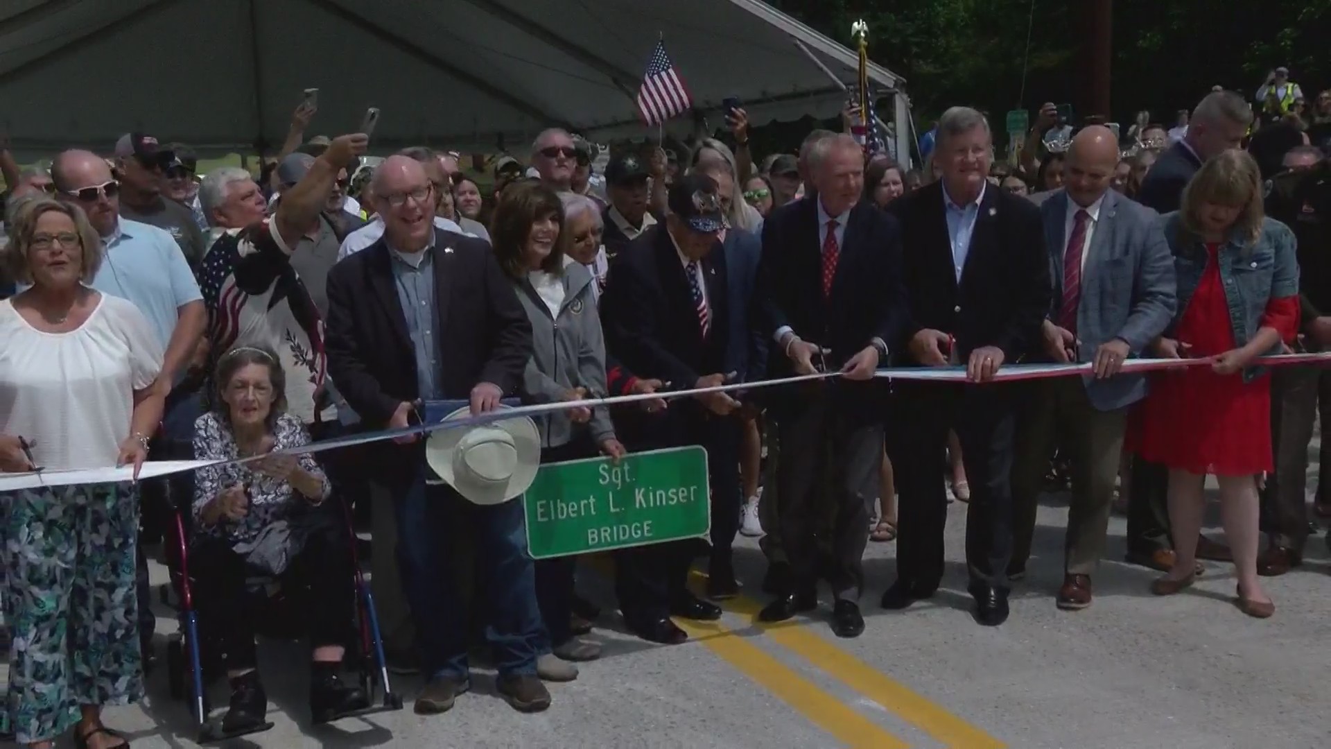 Greene County celebrates reopening of Highway 107/Sgt. Kinser Bridge ...