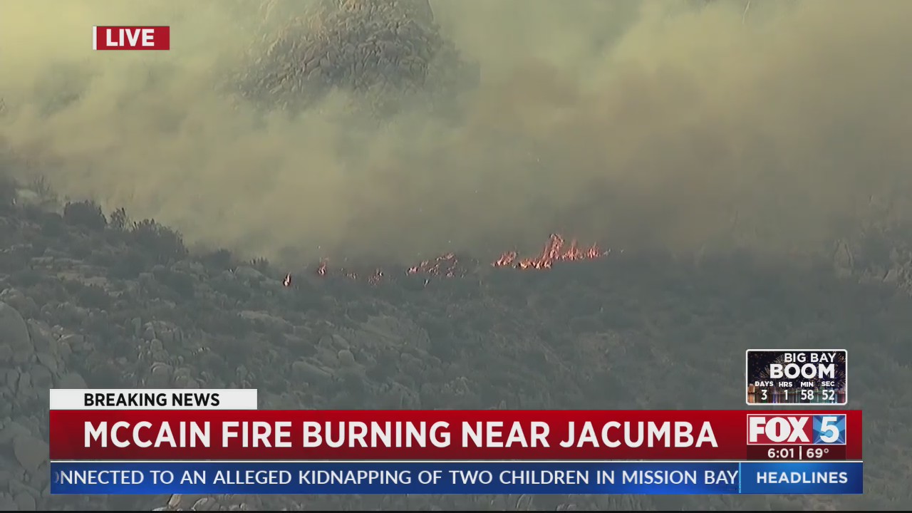 Brush fire prompts evacuations in rural East County – FOX 5 San Diego ...