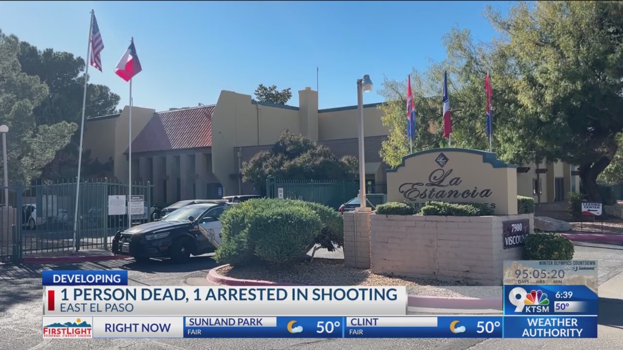 Person dead, other arrested in shooting in East El Paso – KTSM 9 News