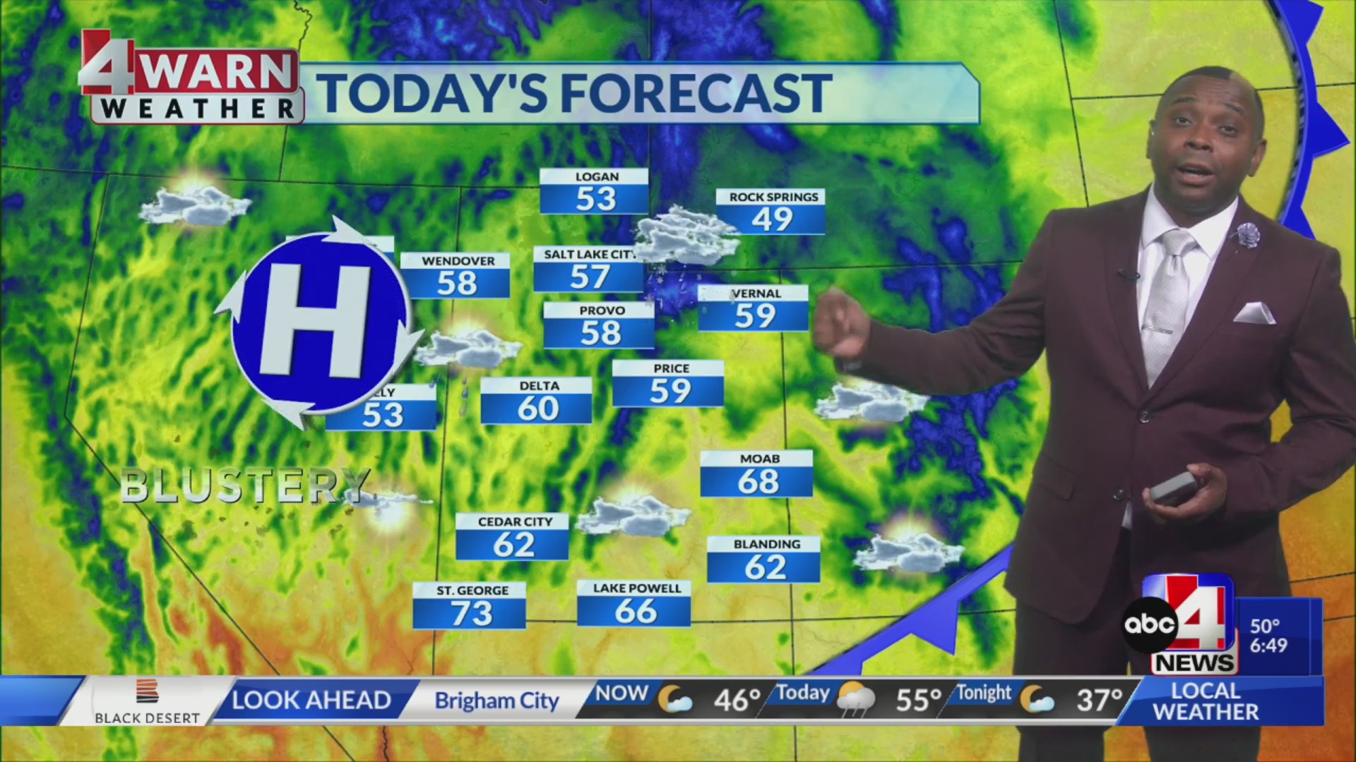 Light overnight showers with average temperatures returning Thursday ...