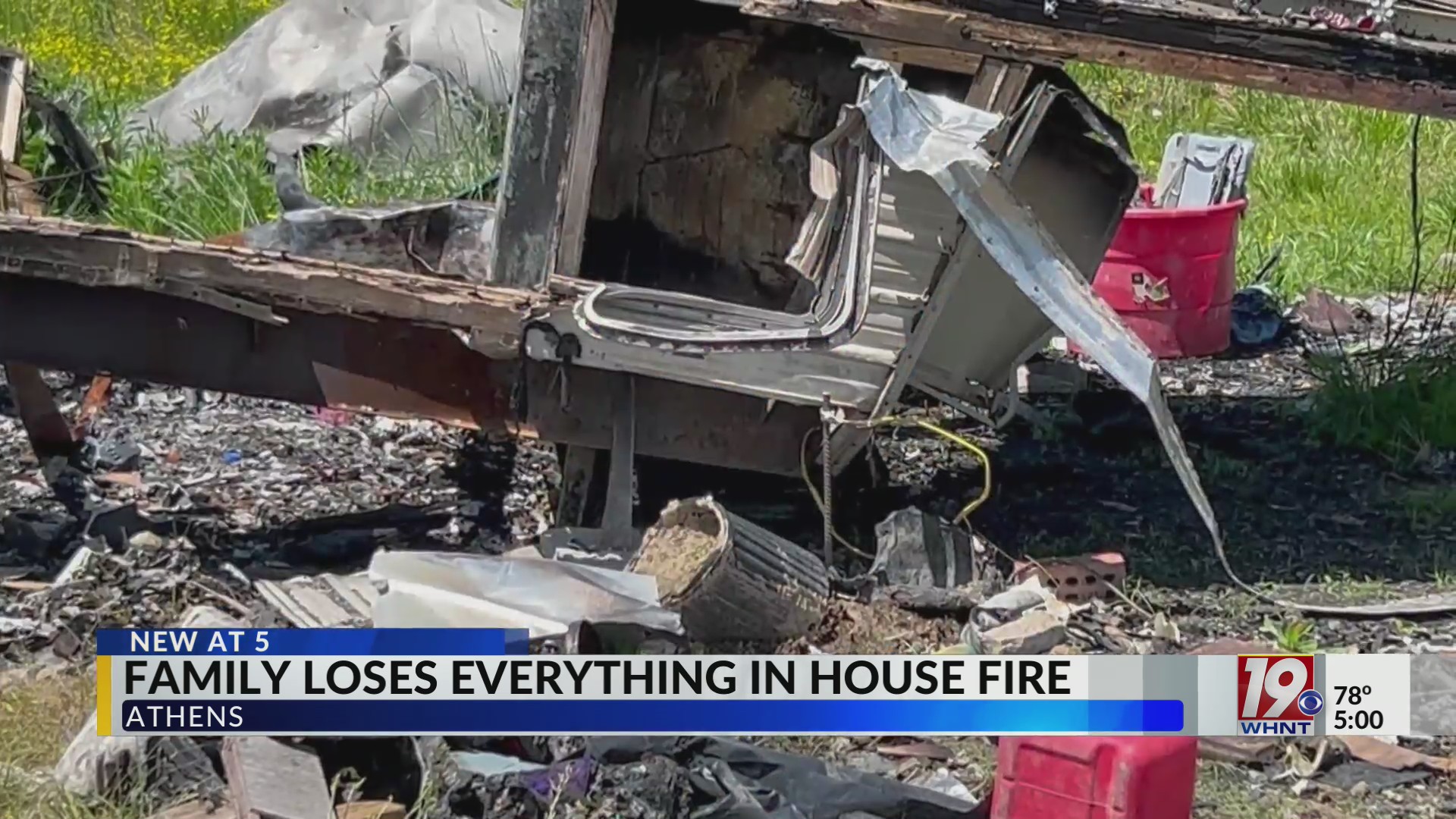 Family Loses Everything In House Fire May 6, 2025 News 19 at 5 p.m
