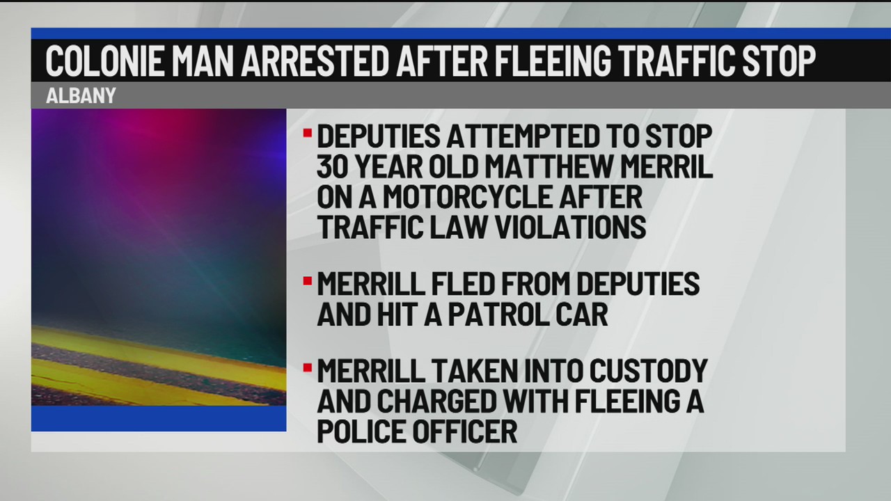 Colonie man arrested after fleeing traffic stop – NEWS10 ABC